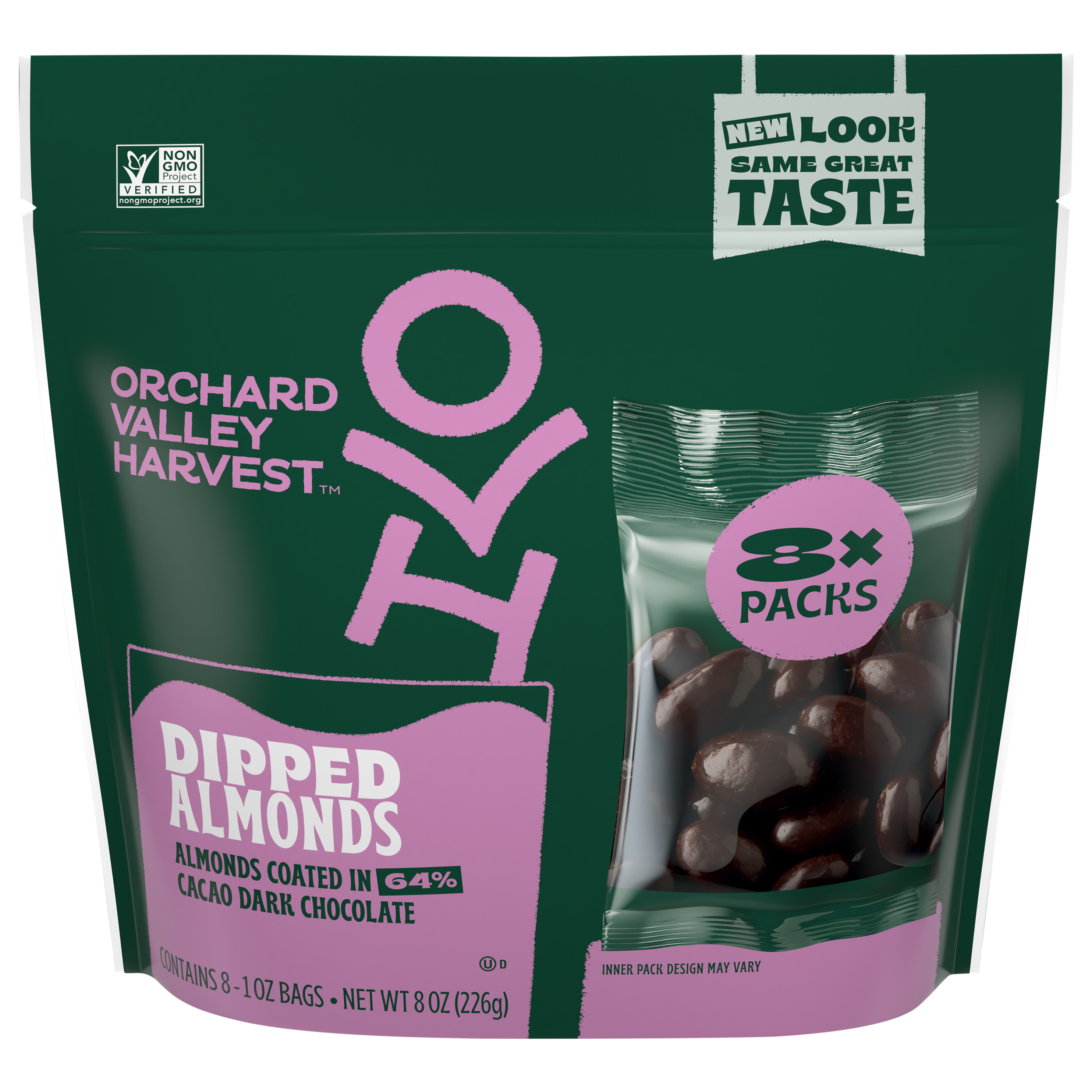 Almonds, Dipped, 8 Pack