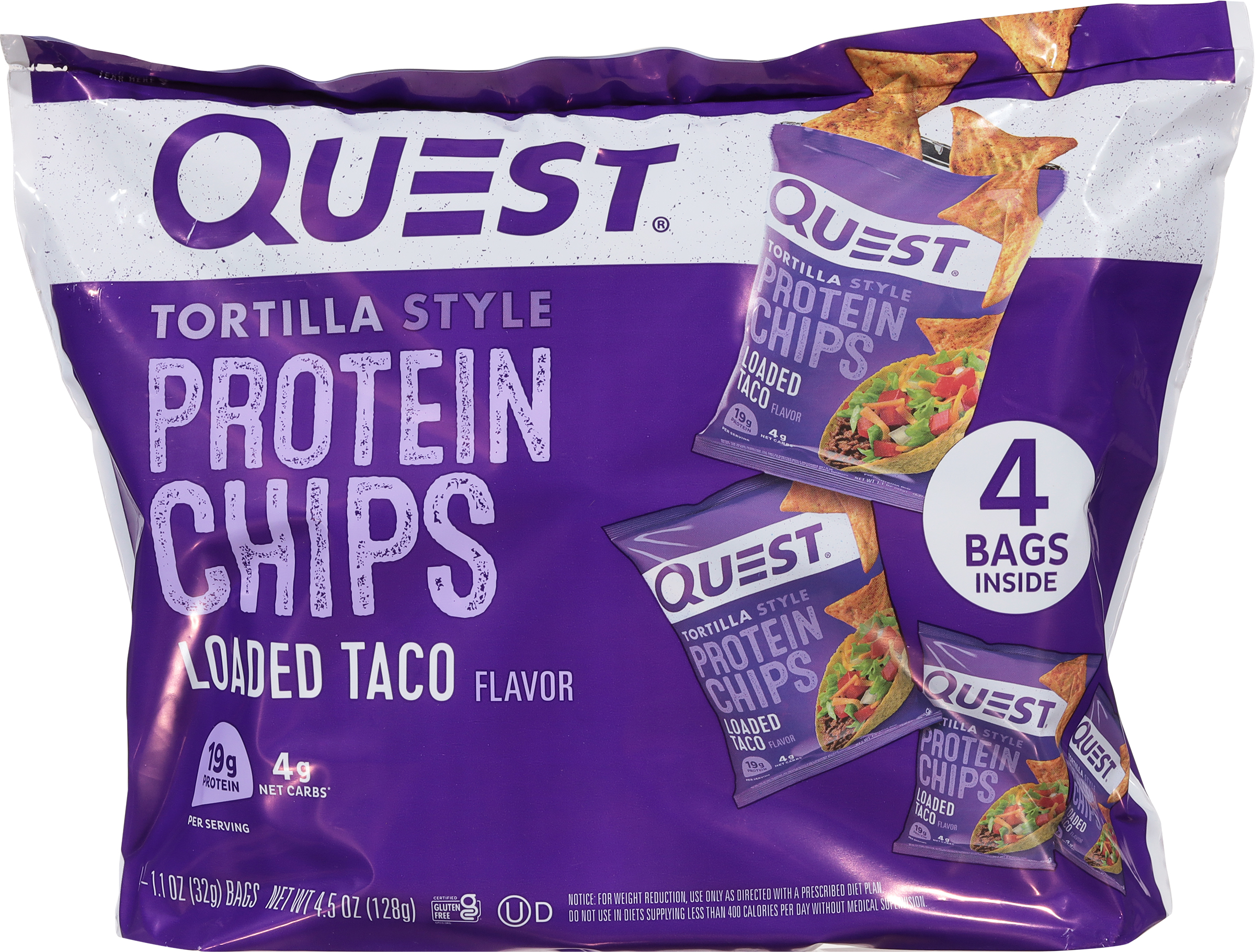 Protein Chips, Loaded Taco Flavor, Tortilla Style