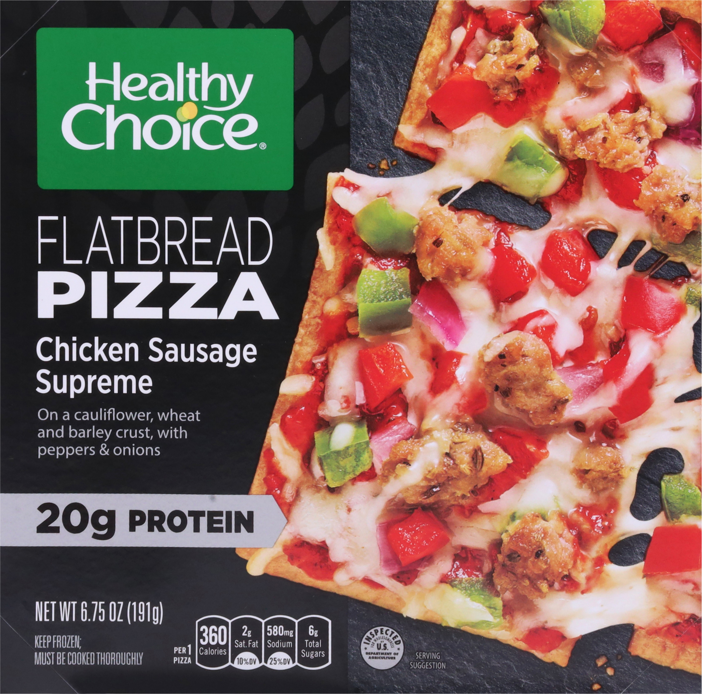 Flatbread Pizza, Chicken Sausage Supreme