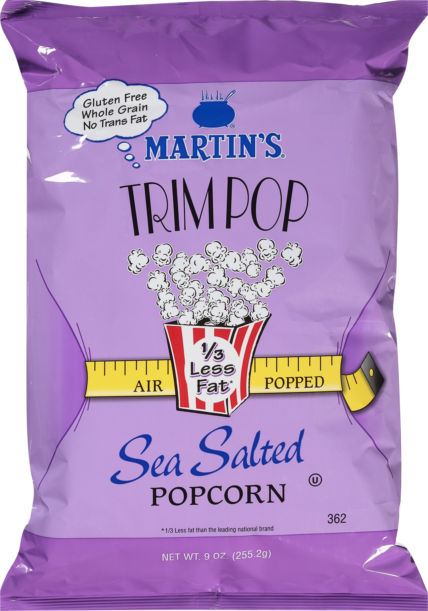 Popcorn, Sea Salted, Trim Pop
