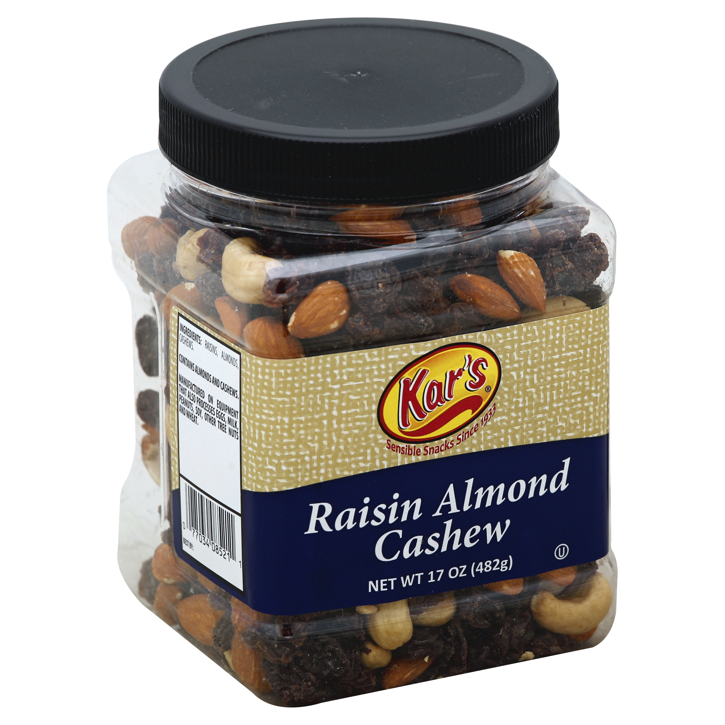Kar's Raisin Almond Cashew 17 Oz