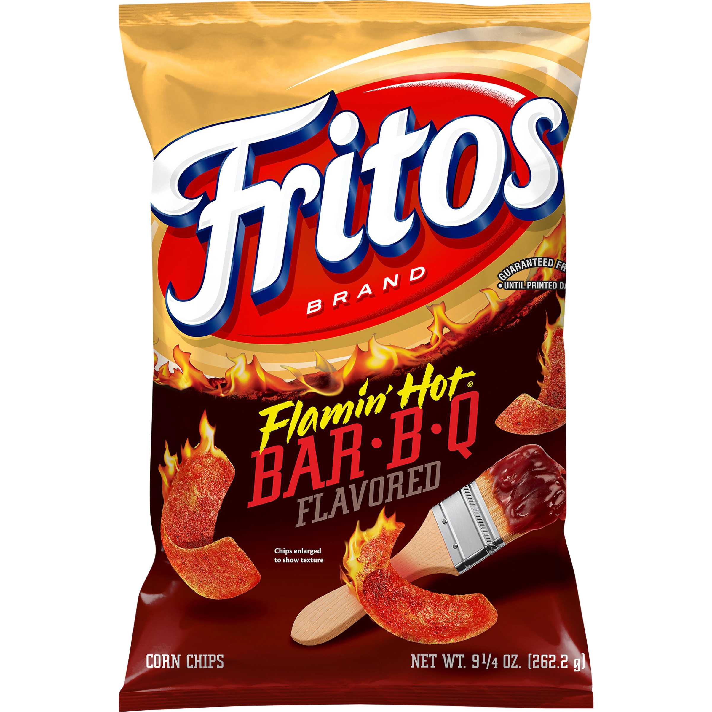 Corn Chips, Flamin' Hot Bar-B-Q Flavored