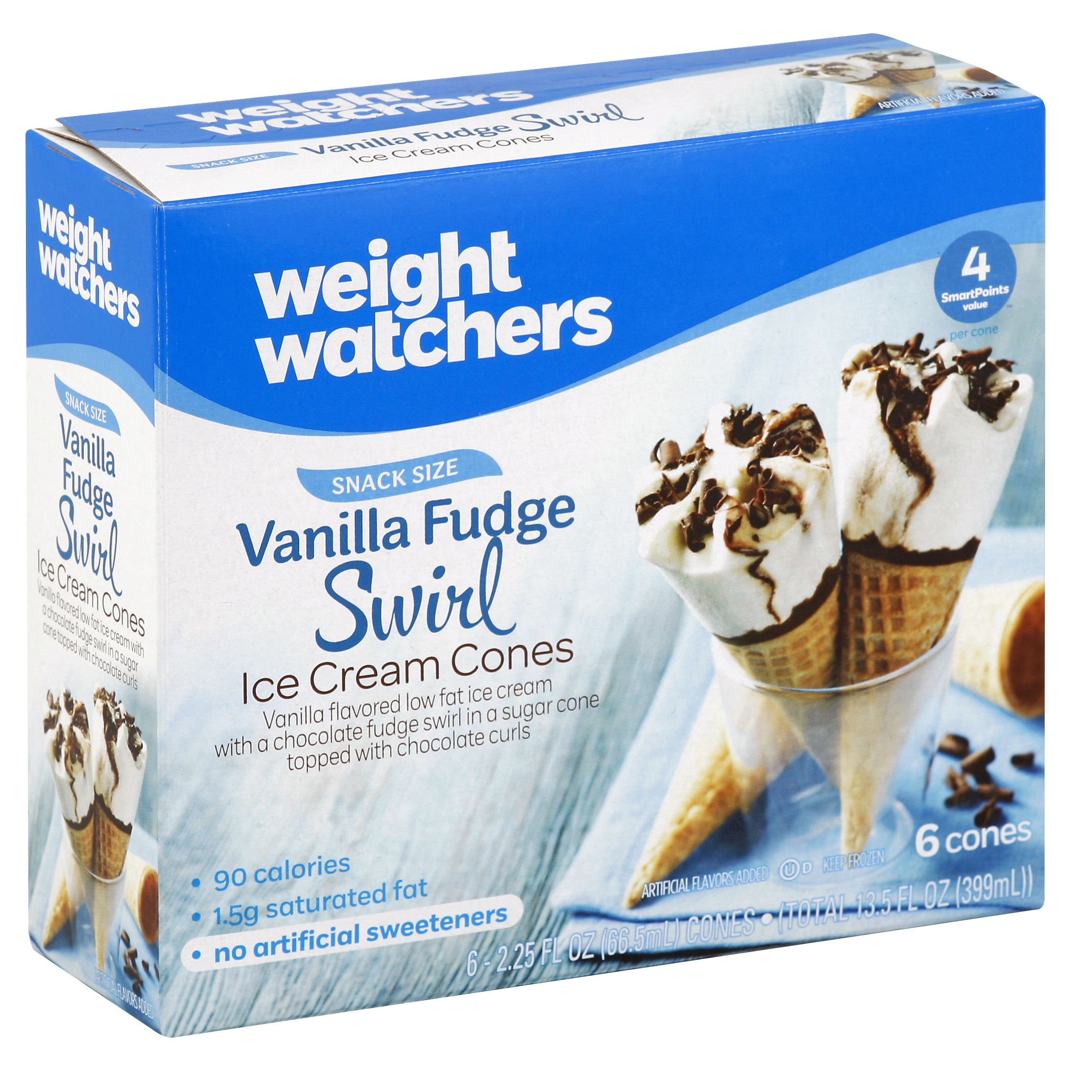 Weight Watchers Ice Cream Cones 6 Ea