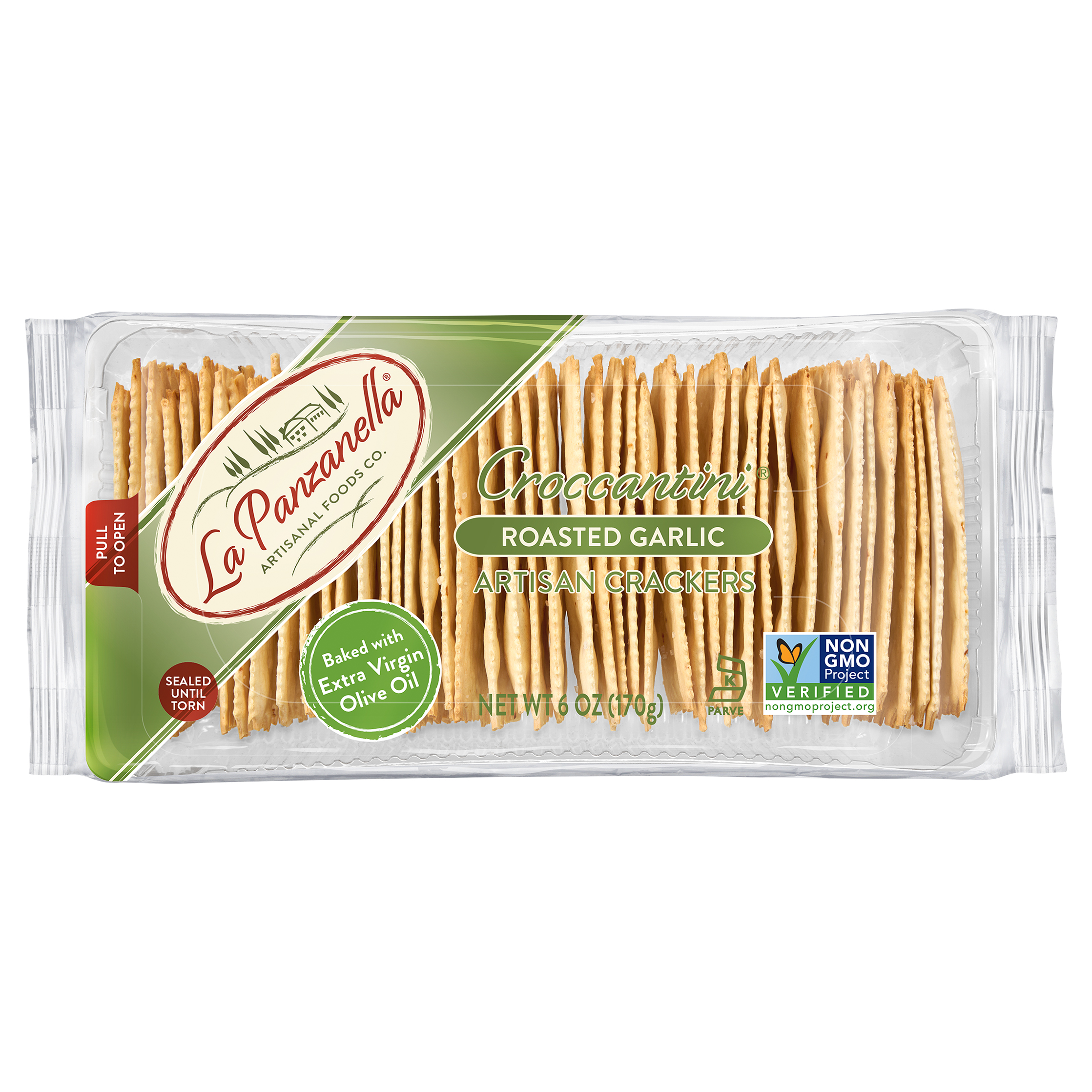 Artisan Crackers, Roasted Garlic