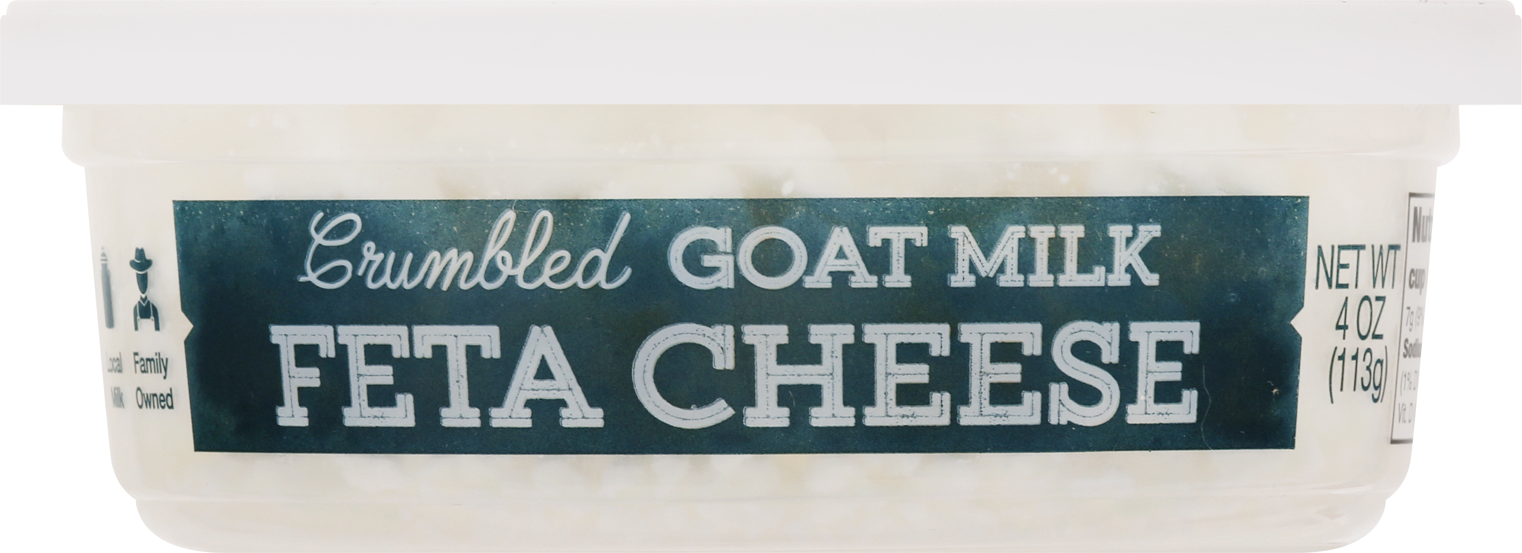 Feta Cheese, Goat Milk, Crumbled