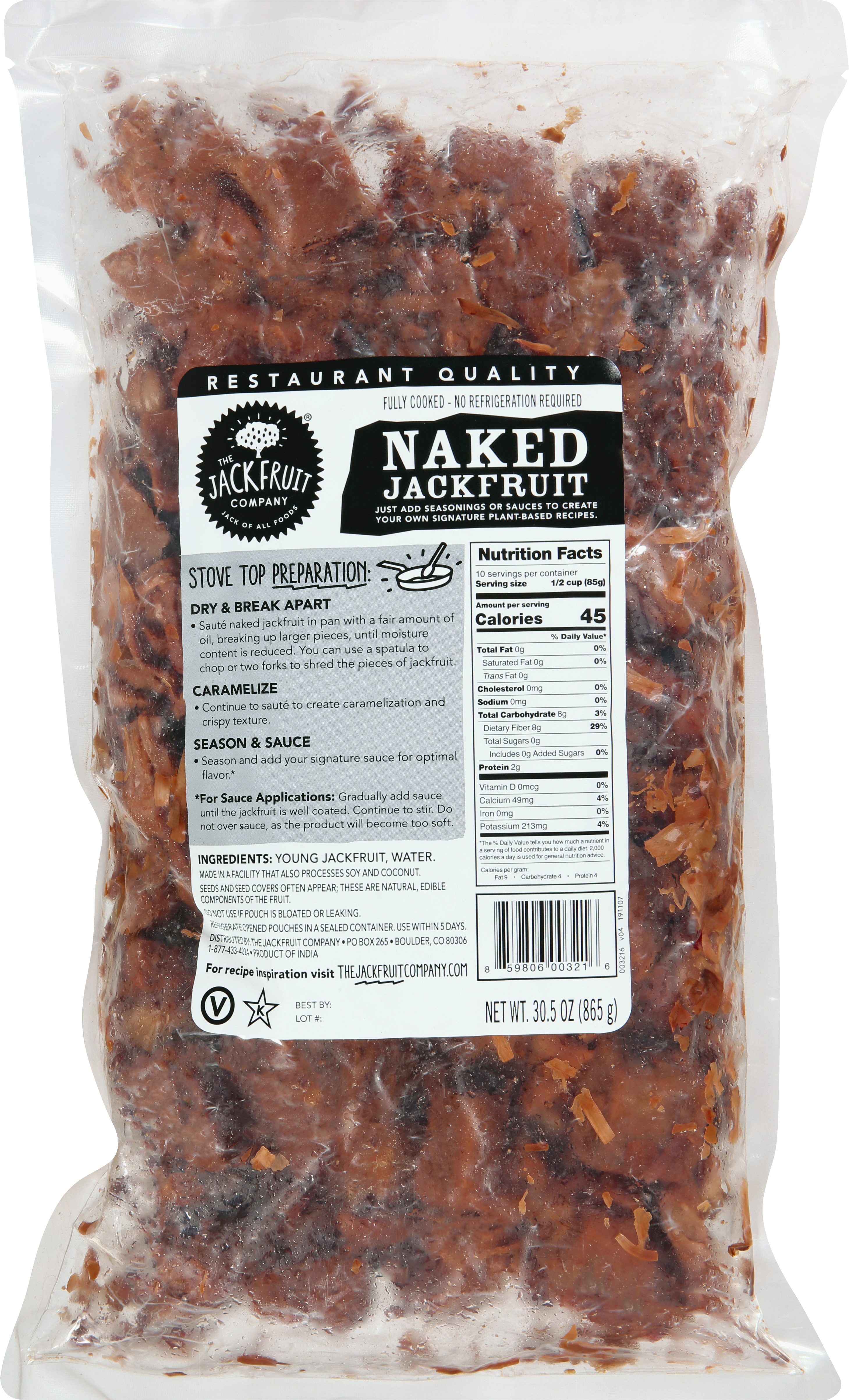 Jackfruit, Naked