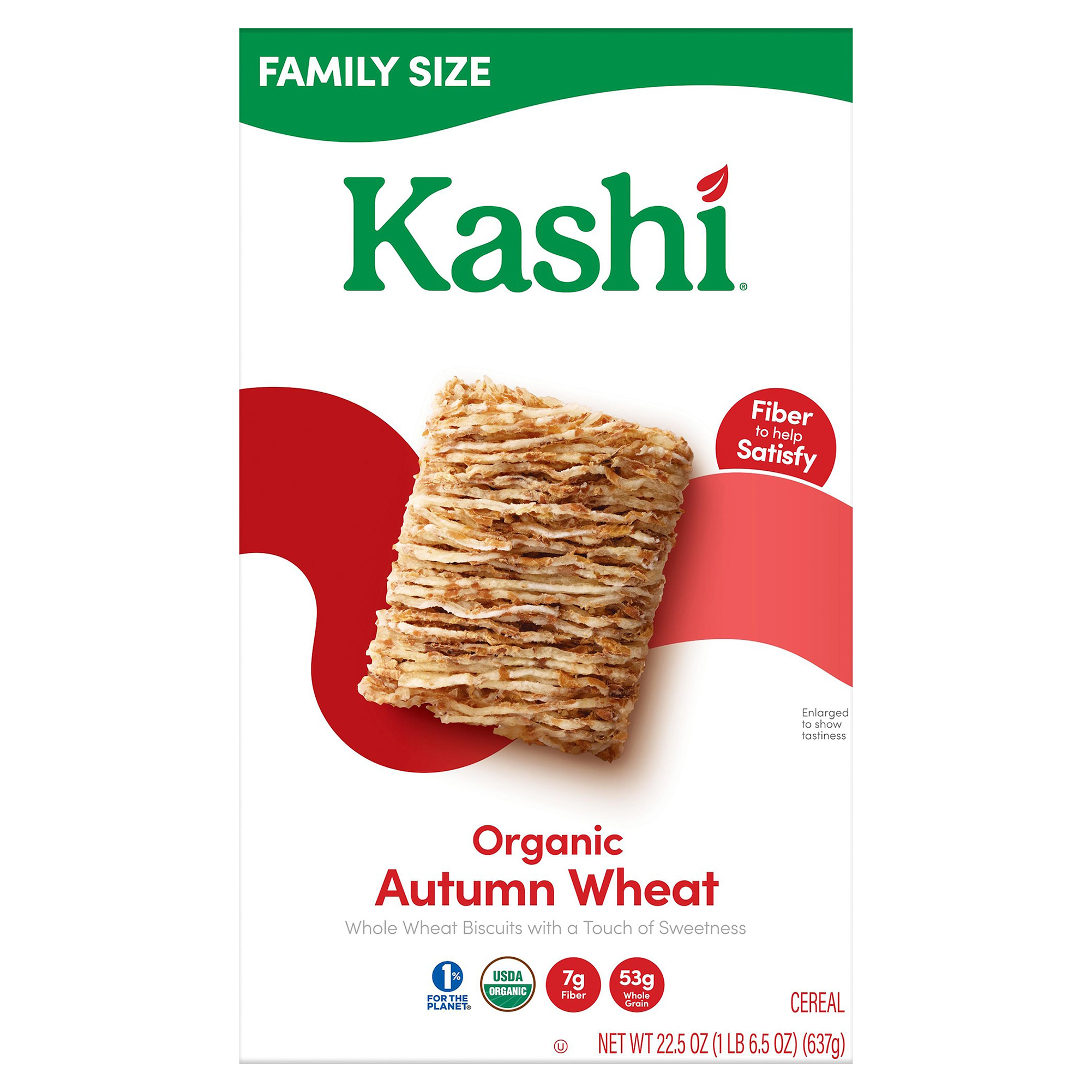 Kashi Family Size Autumn Wheat Organic Cereal 22.5 Oz
