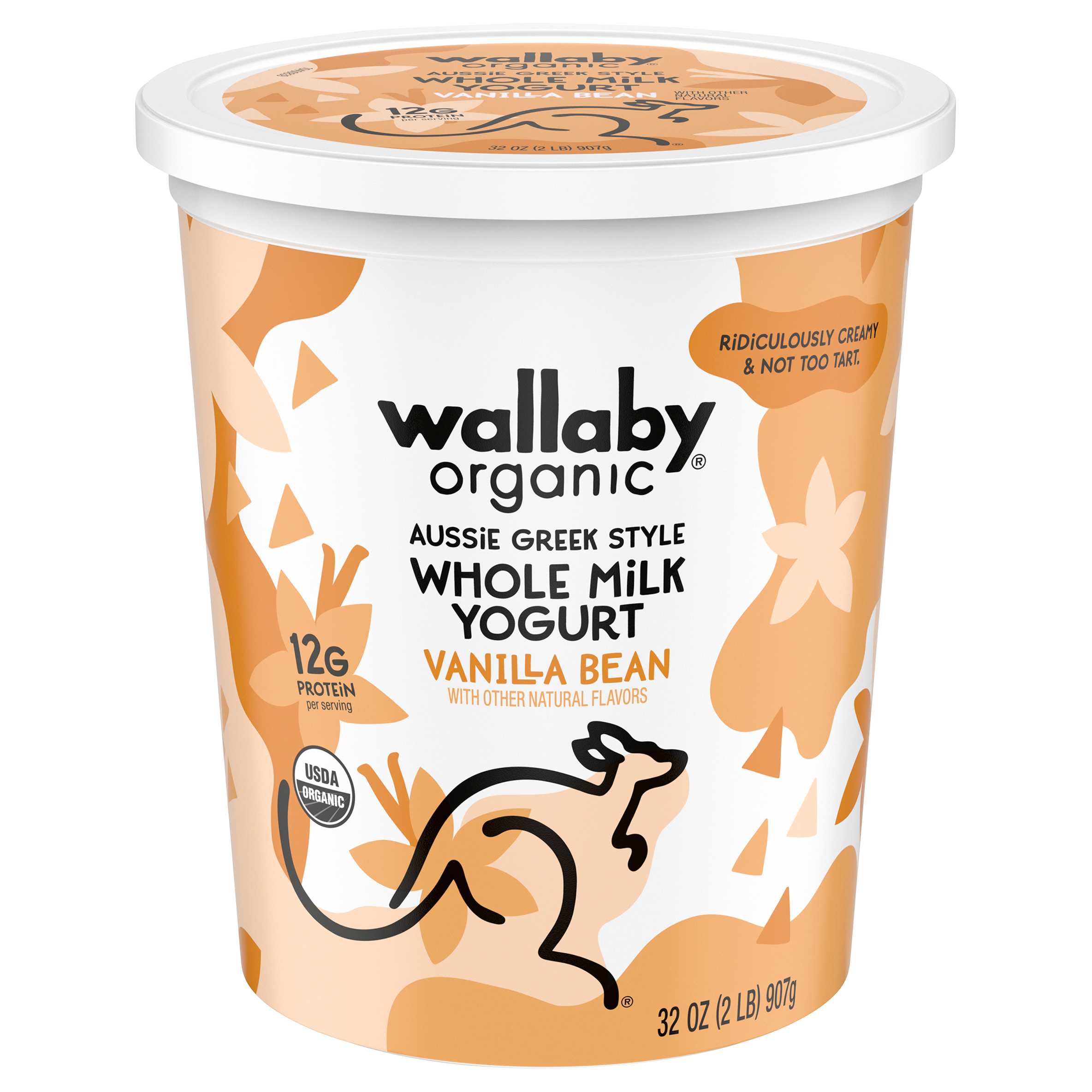 Yogurt, Whole Milk, Vanilla Bean, Aussie Greek Style