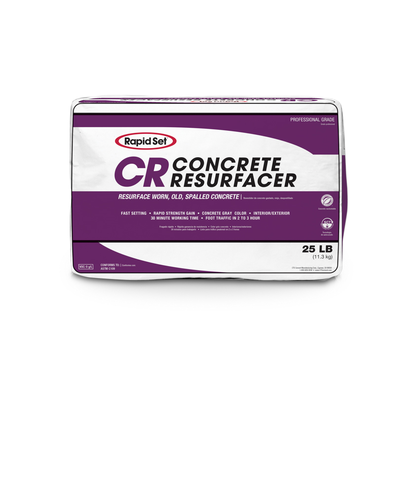 Rapid Set Concrete Resurfacer 25 lb. White Cap
