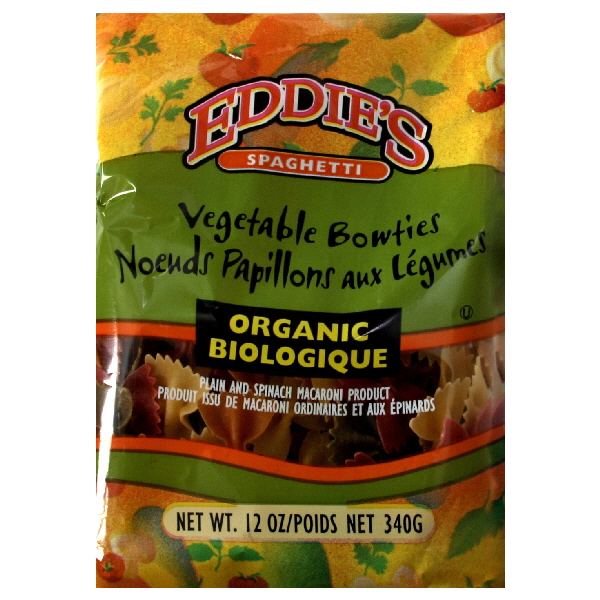 Eddies Vegetable Bowties 12 Oz