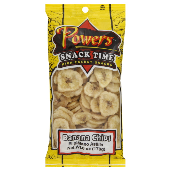 Powers Banana Chips 6 Oz
