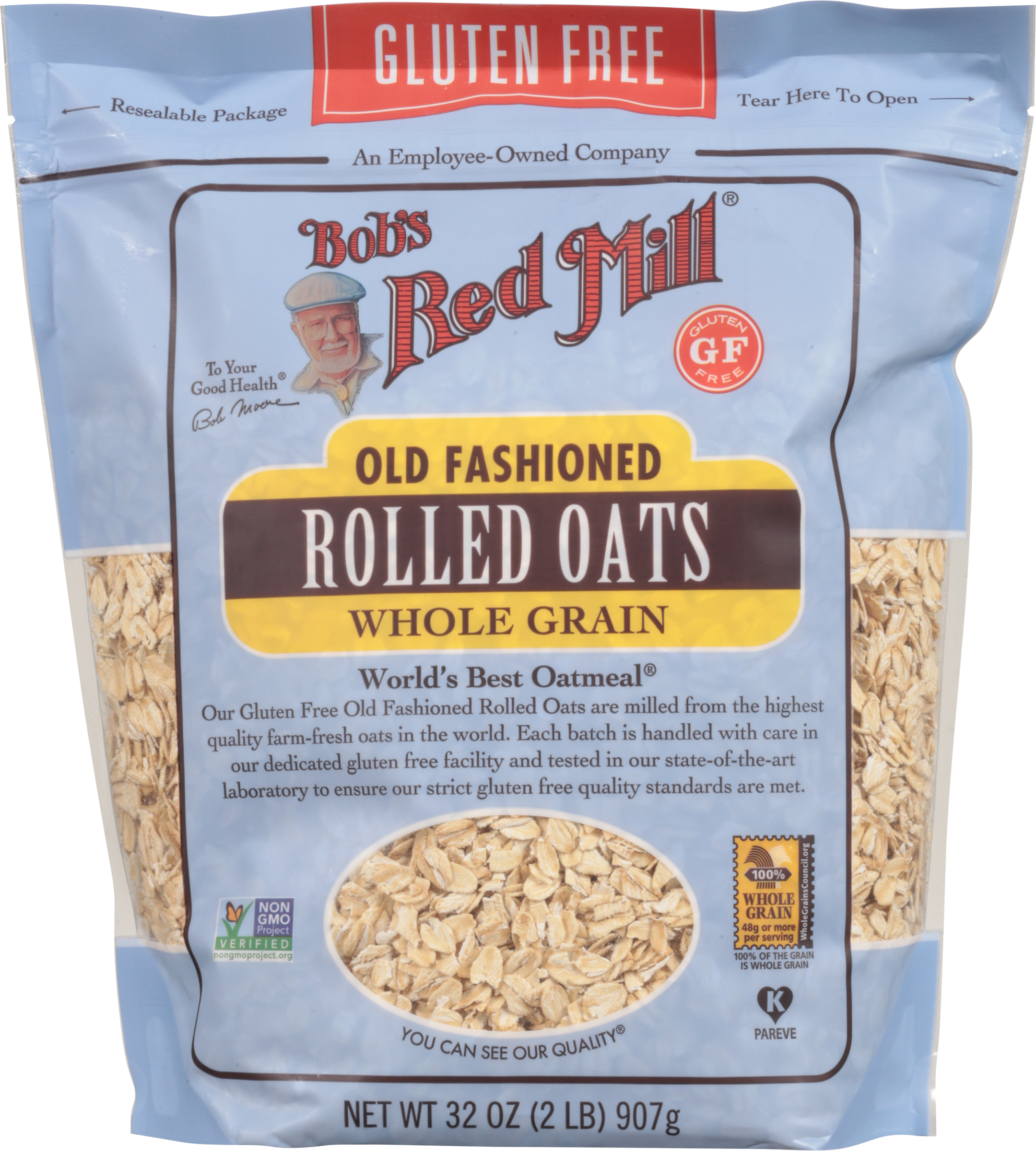 Rolled Oats, Whole Grain, Old Fashioned