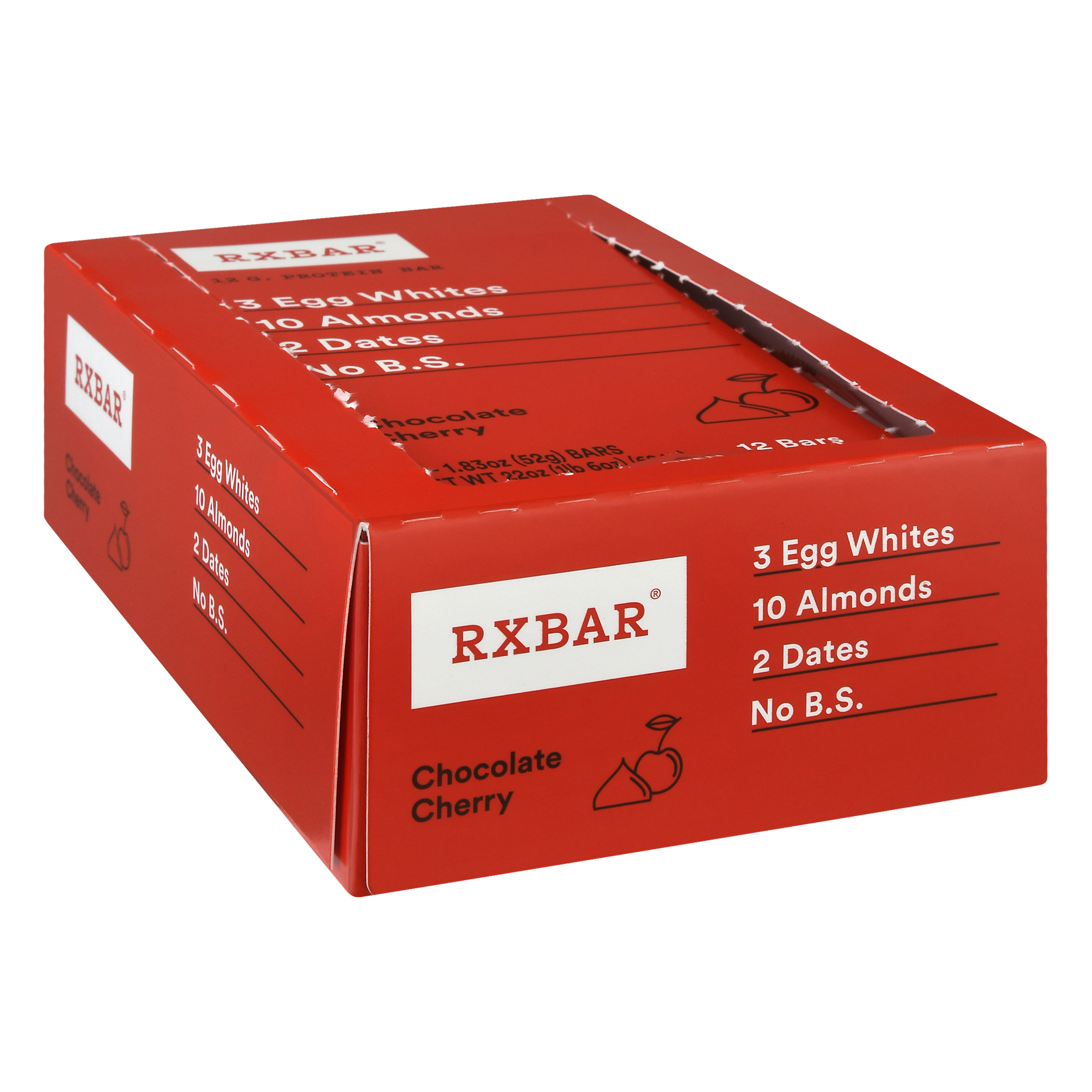 Rxbar Chocolate Cherry Protein Bar 12 Ea