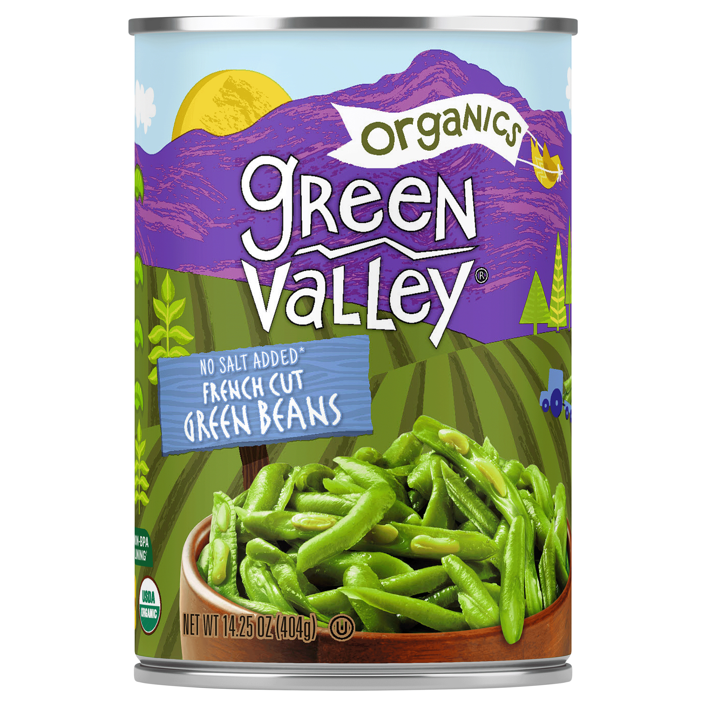 Green Beans, No Salt Added, French Cut