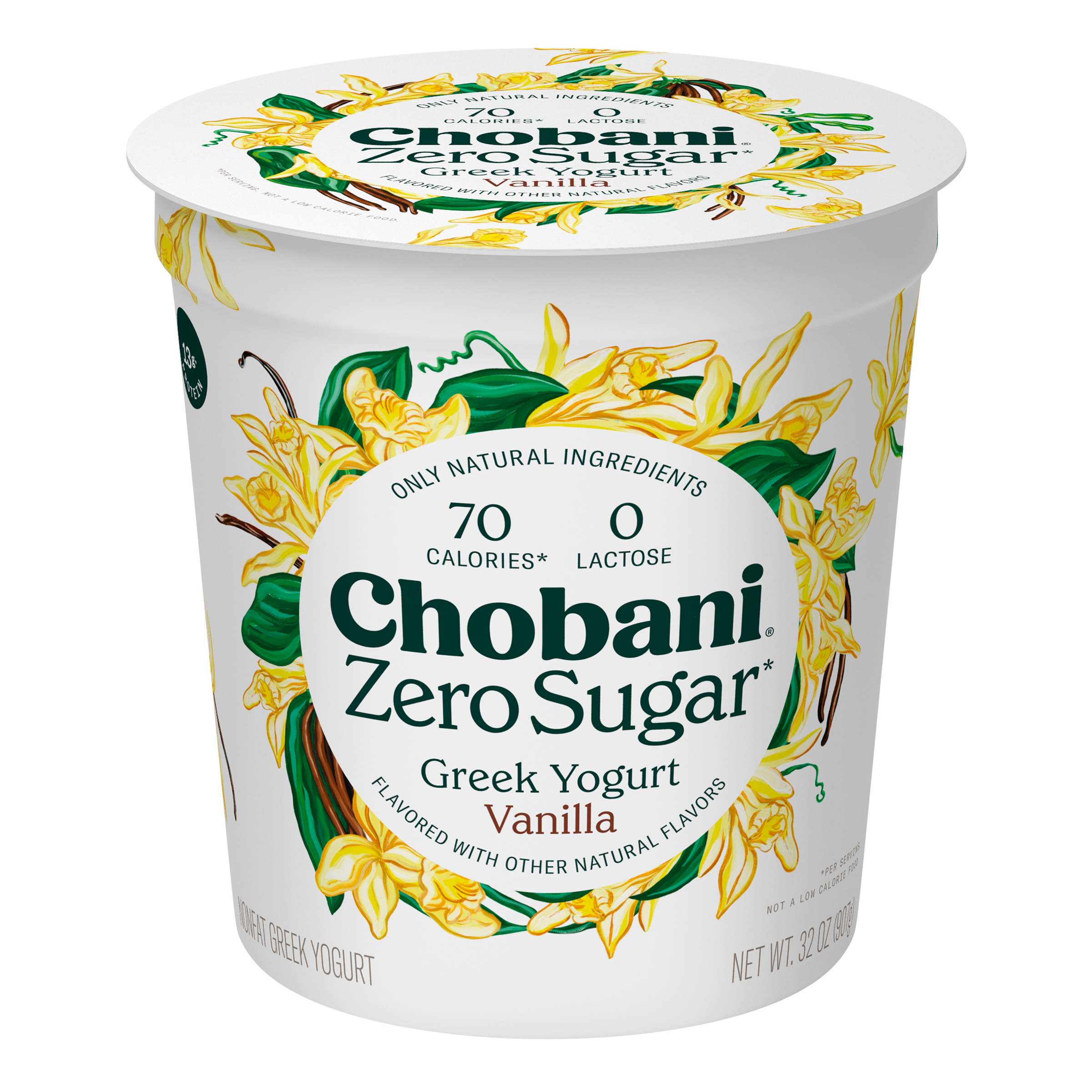 Yogurt, Greek, Nonfat, Zero Sugar, Vanilla