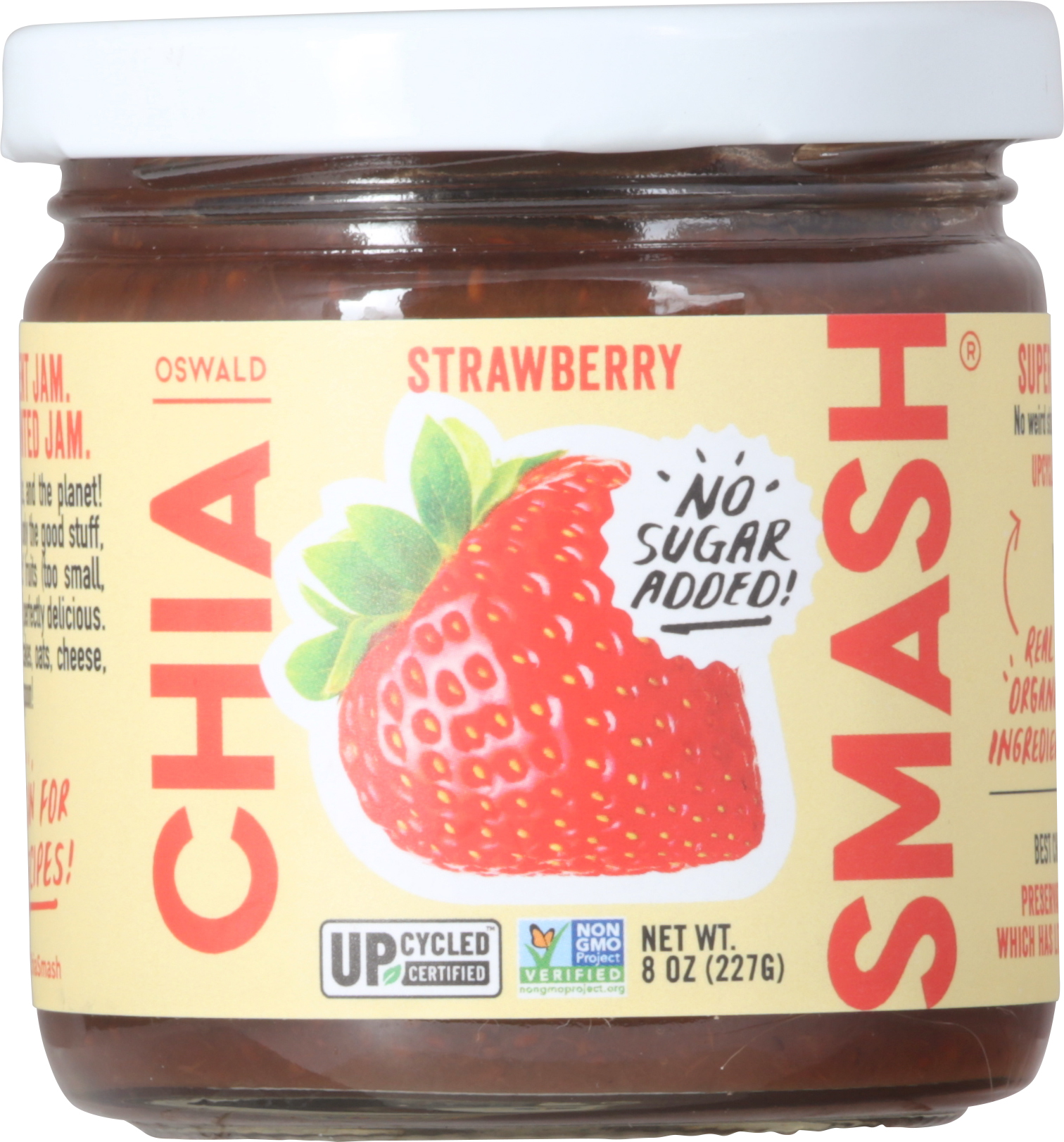 Chia Smash, No Sugar Added, Strawberry