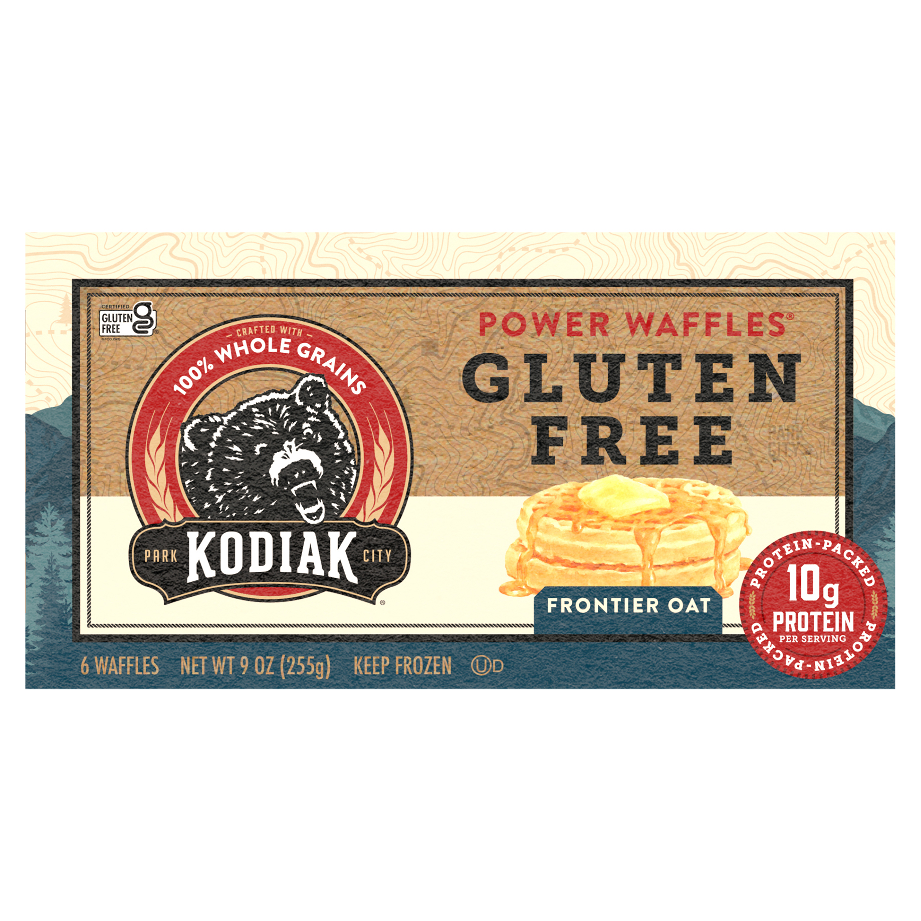Power Waffles, Gluten Free, Frontier Oat