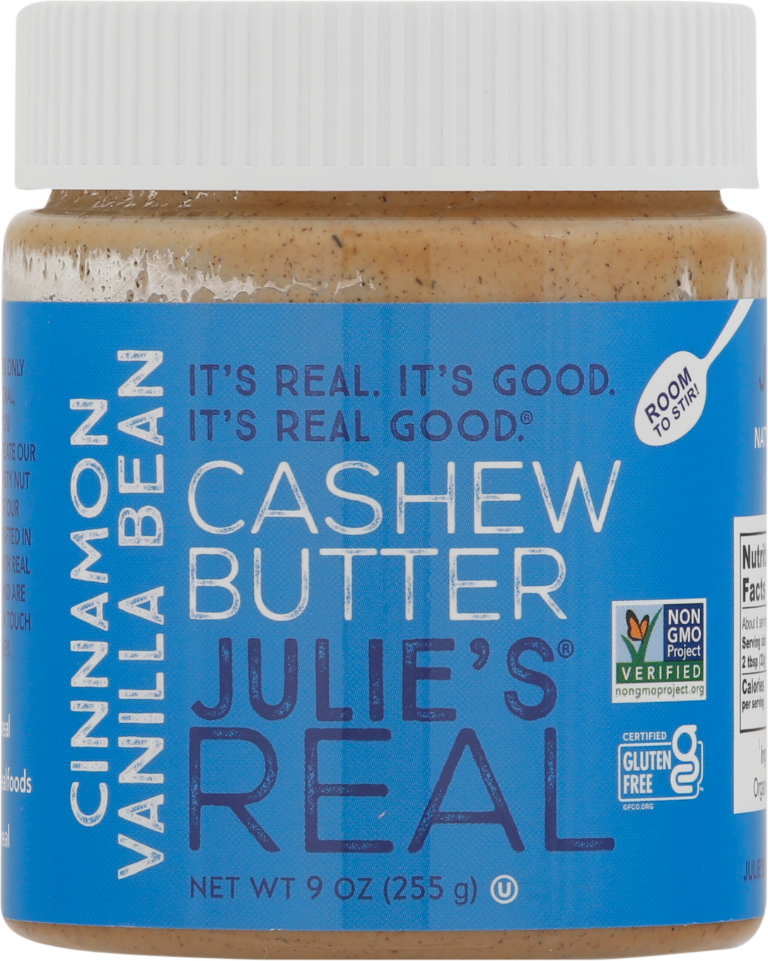 Cashew Butter, Cinnamon Vanilla Bean