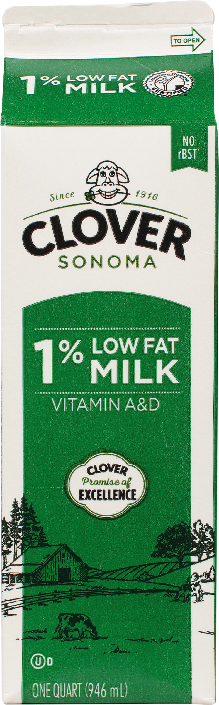 Milk, Lowfat, 1%