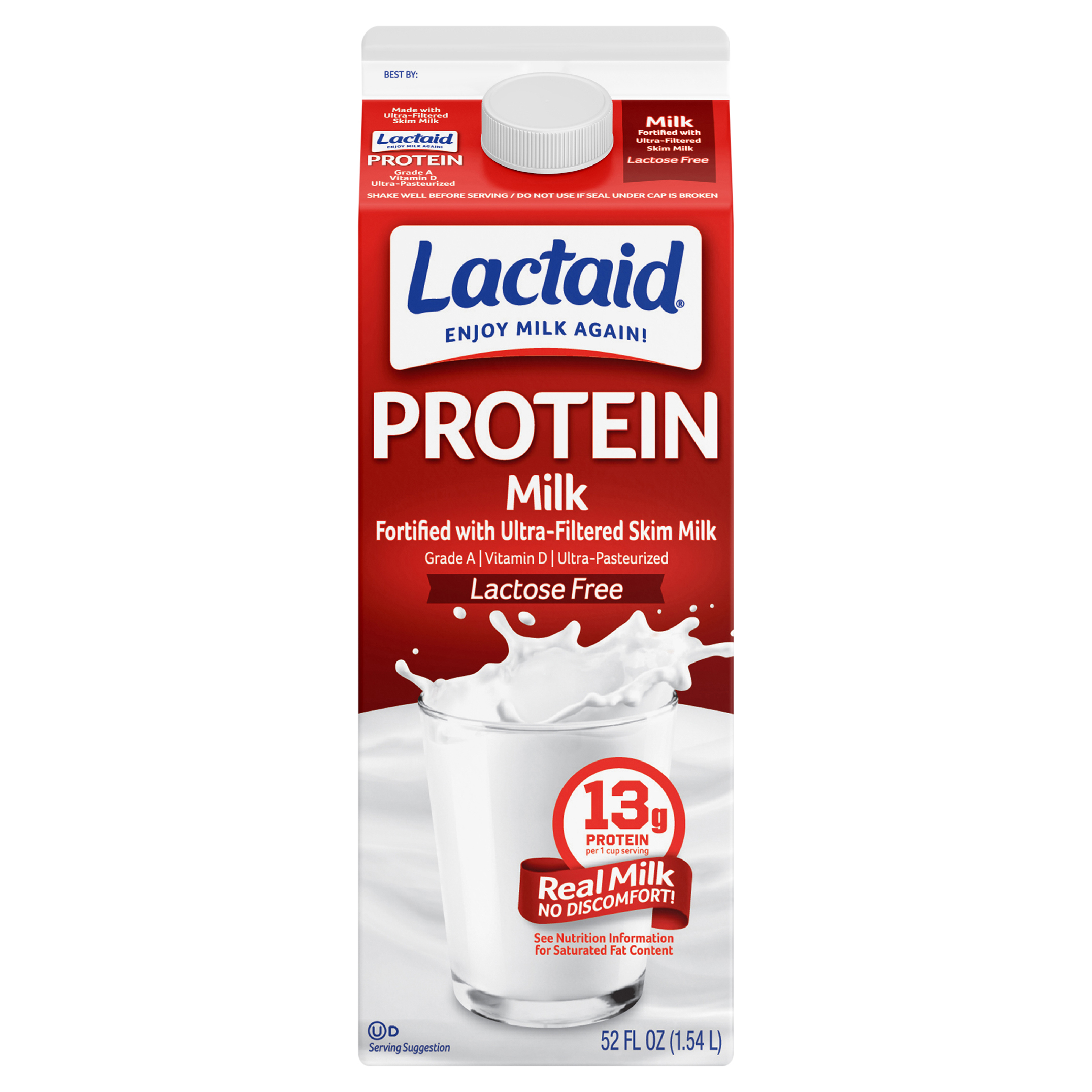 Milk, Lactose Free, Protein