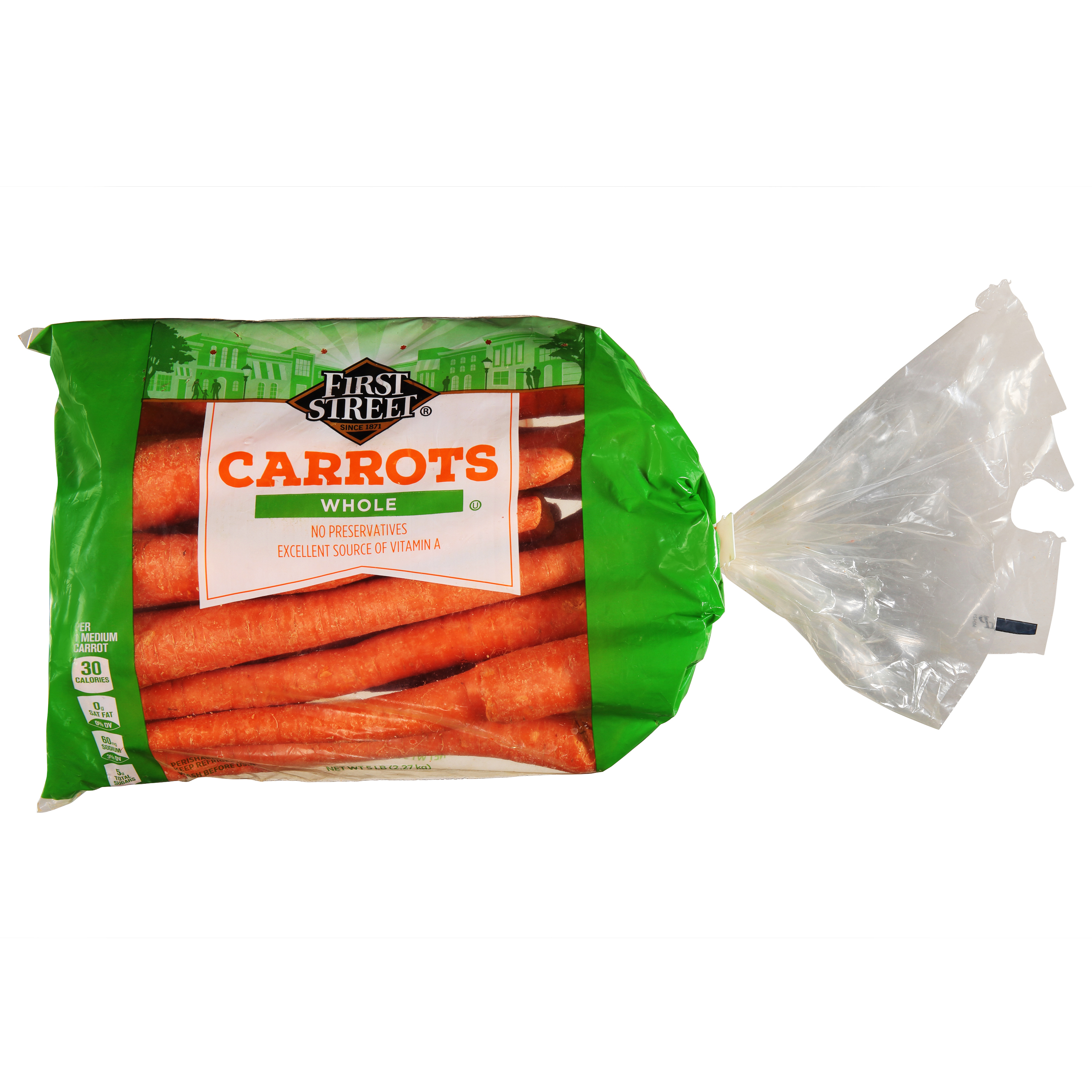 First Street Whole Carrots 5 Lb
