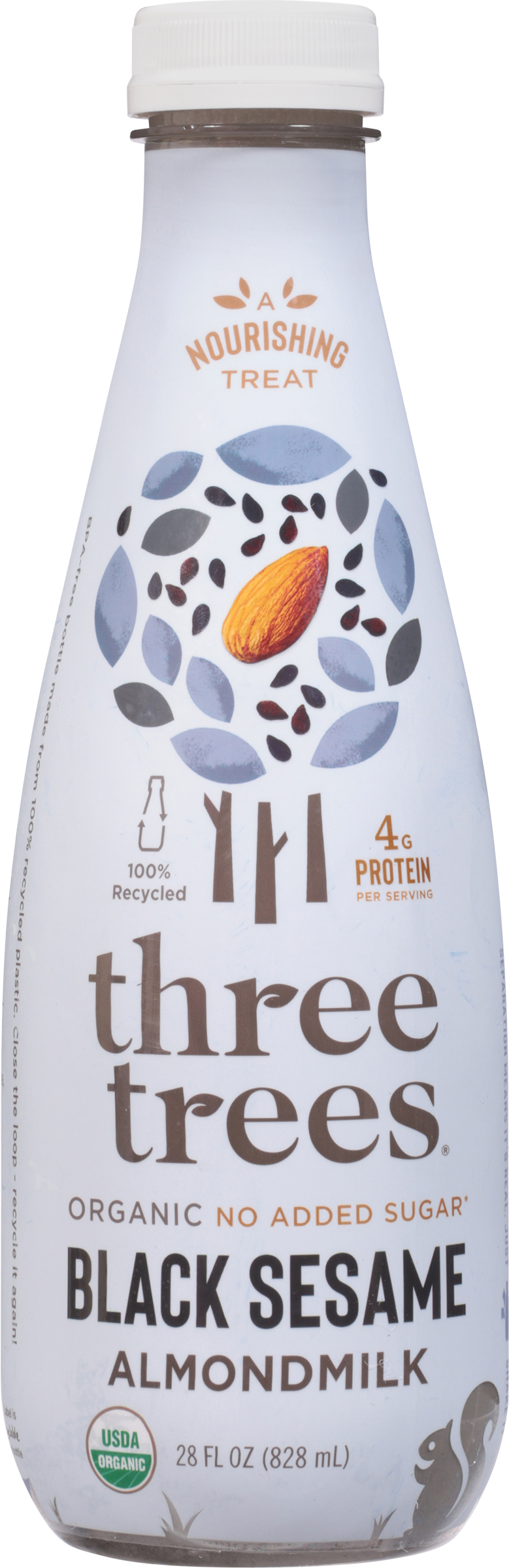 Almond Milk, Organic, Black Sesame