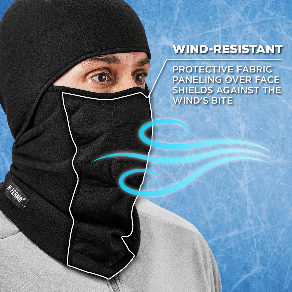 Wind-Resistant Face Thermal Fl Ergodyne N-Ferno 6823 Winter Ski Mask Balaclava 