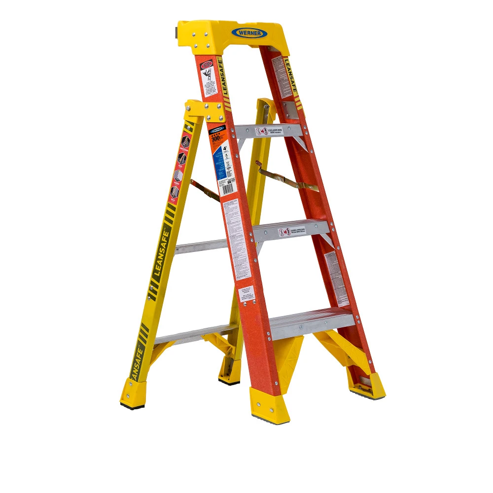Werner Type 1A 4' Fiberglass Leaning Ladder