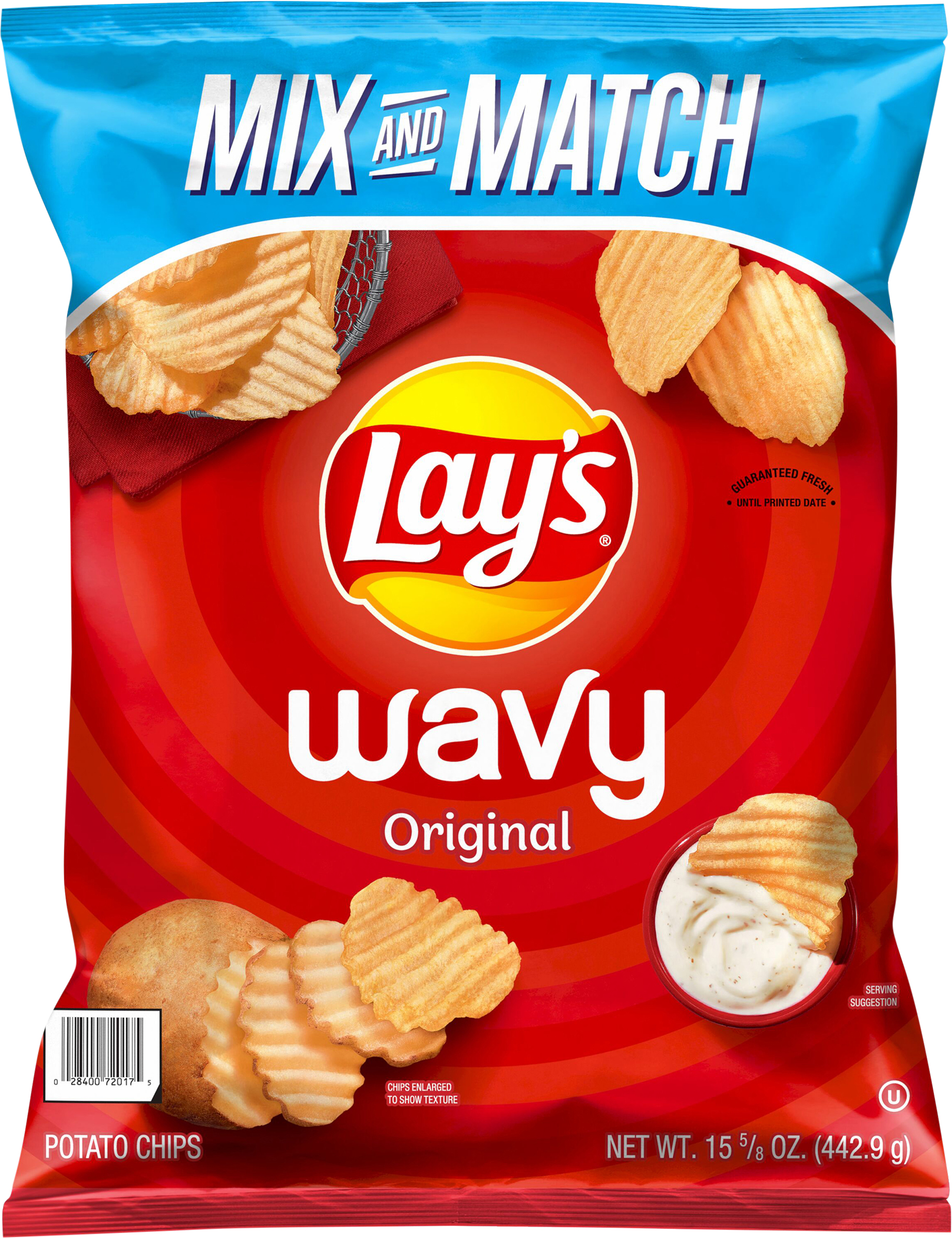   Fresh, Wavy Potato Chips, 11 Oz (Previously