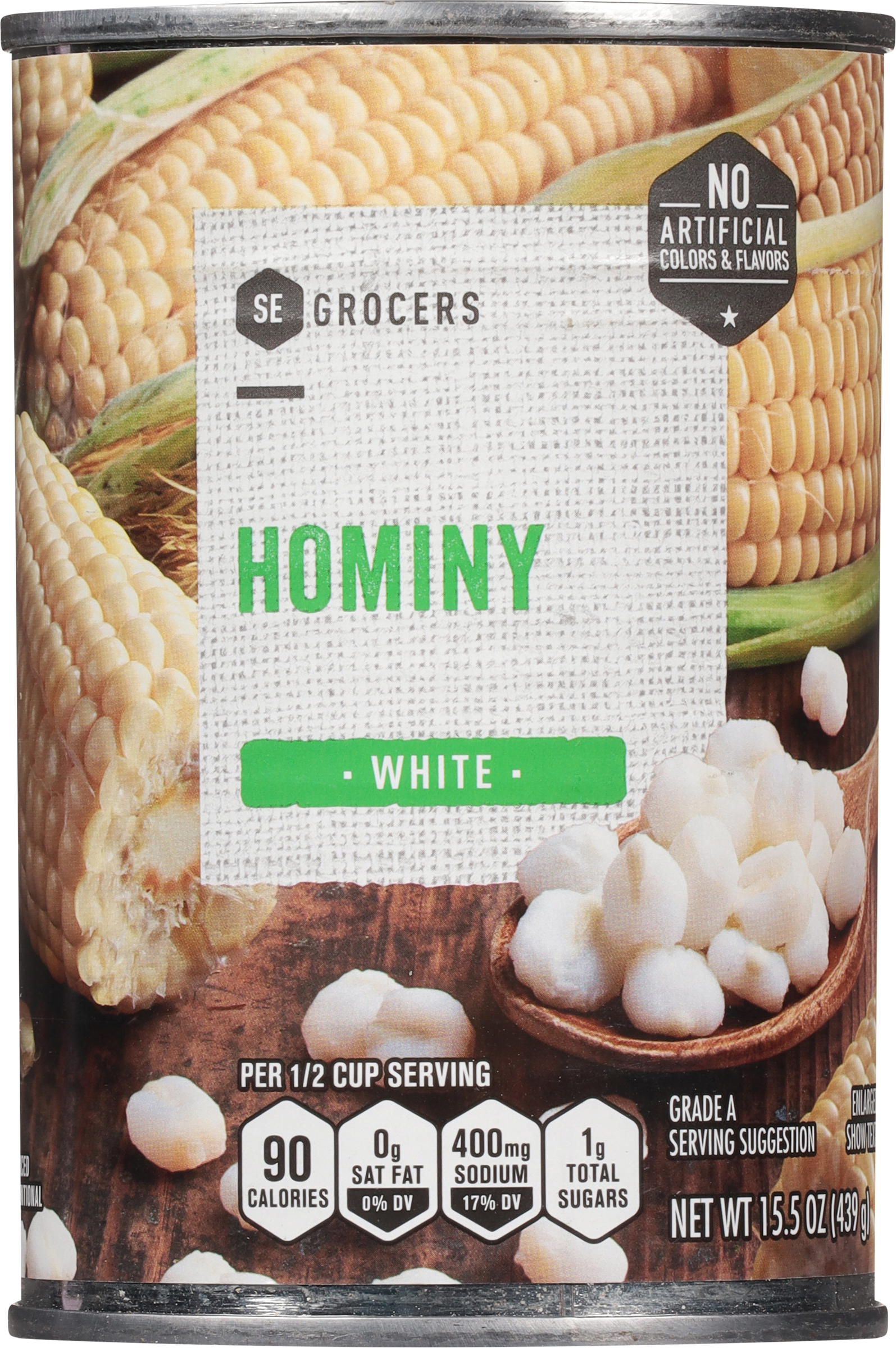 Hominy, White