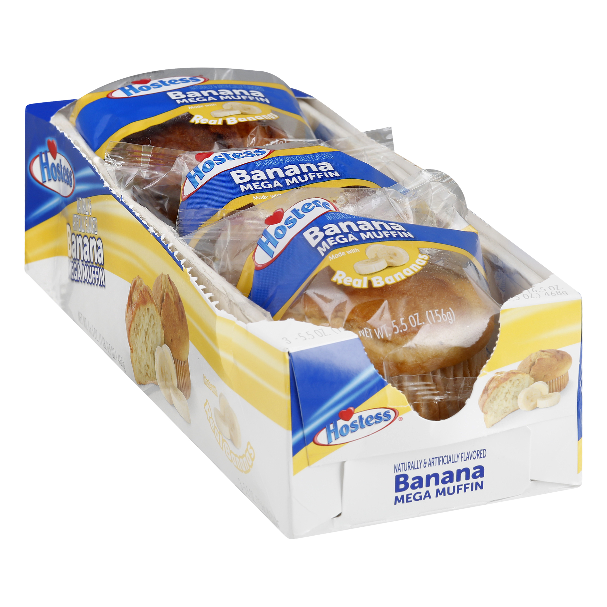 Hostess Banana Mega Muffin 3 Ea
