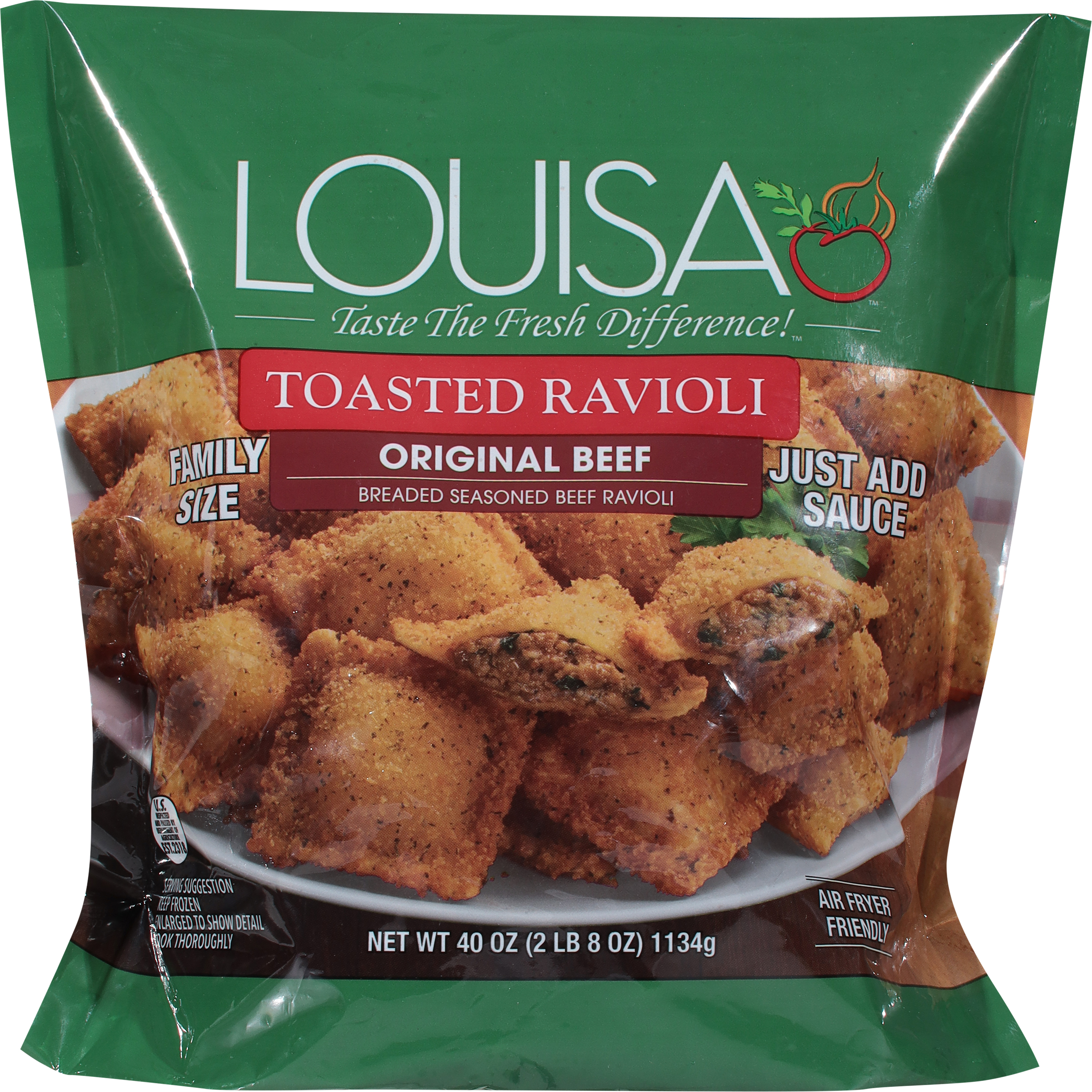Toasted Ravioli, Original Beef, Family Size