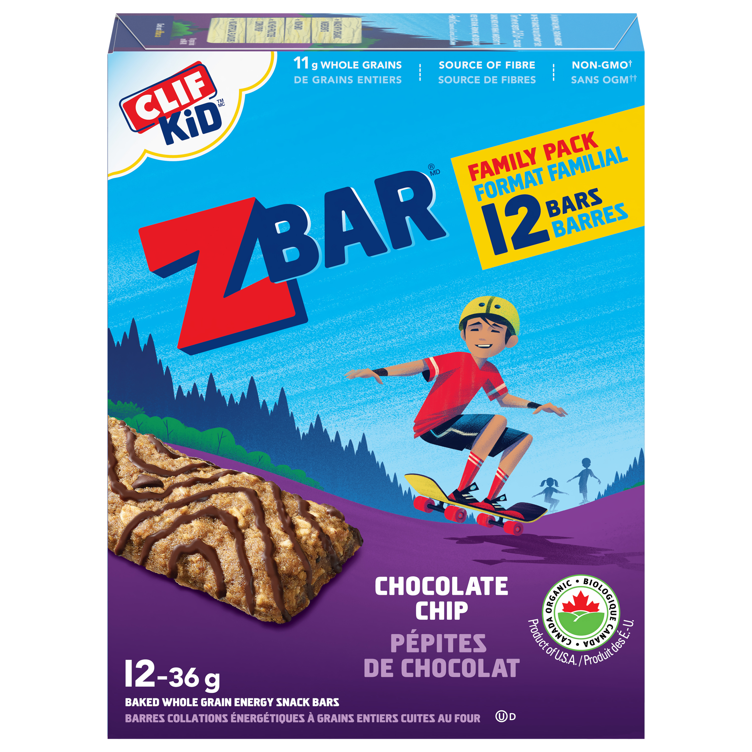 Energy Snack Bars, Chocolate Chip, Family Pack