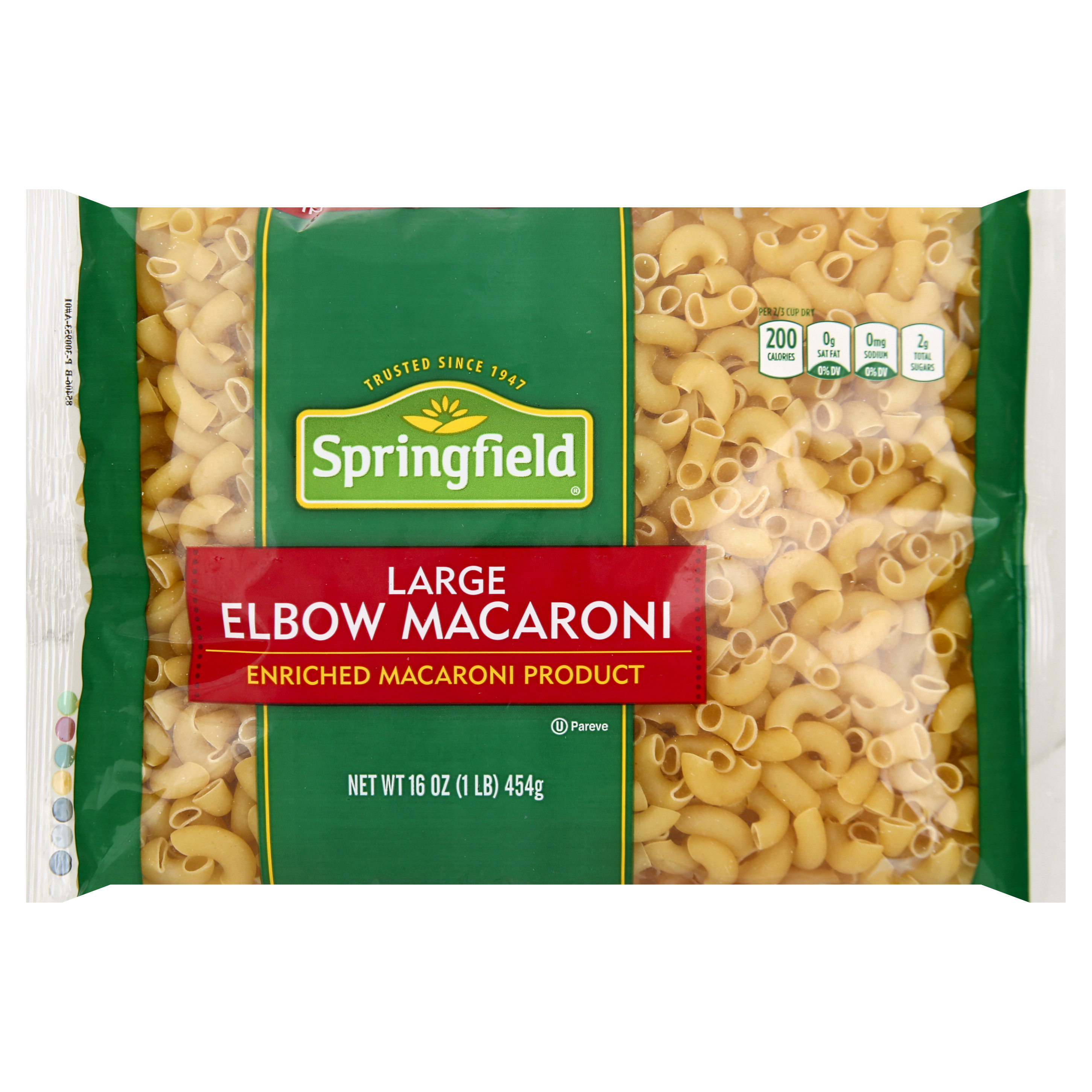 Springfield Elbow Macaroni 16 Oz