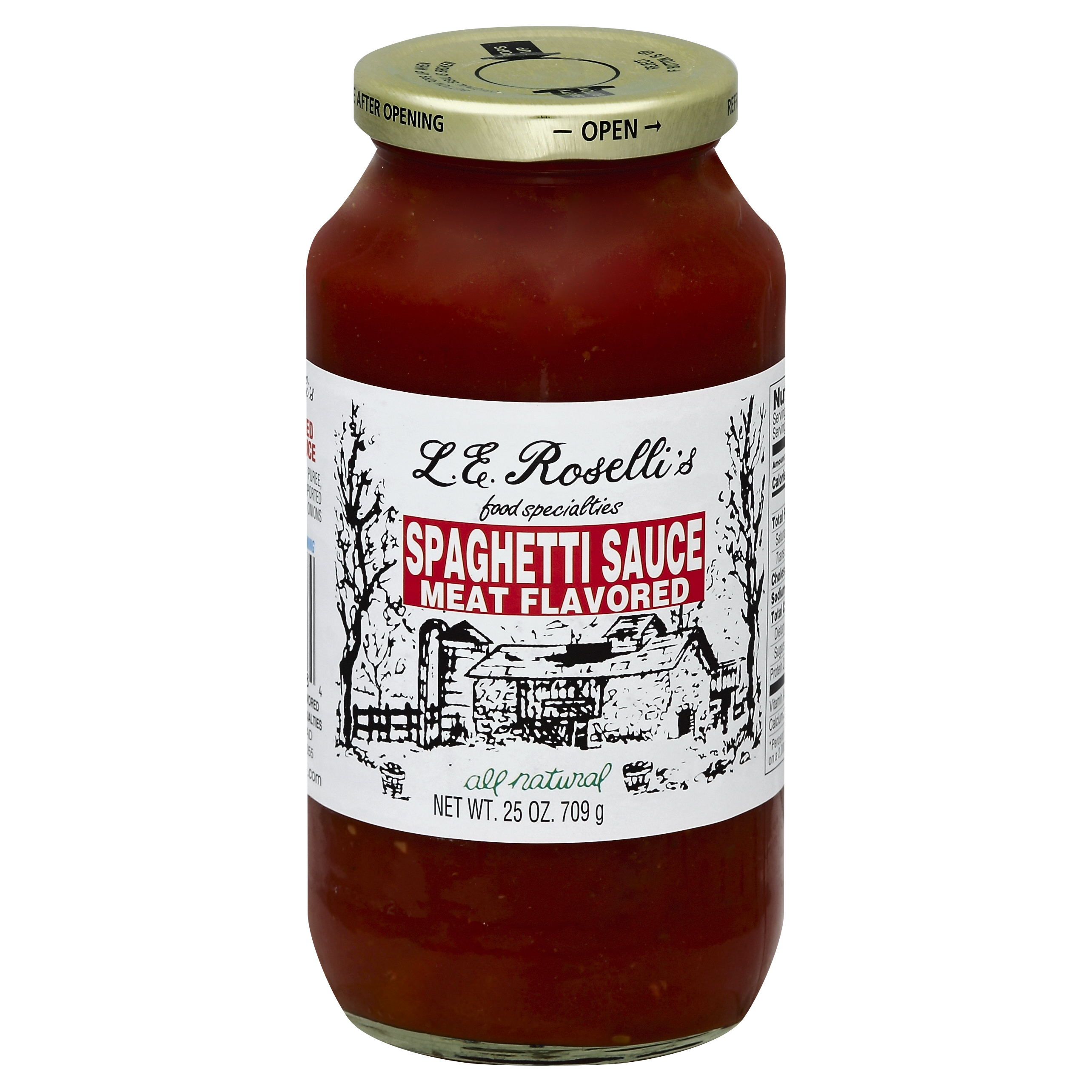 Le Rosellis Spaghetti Sauce 25 Oz