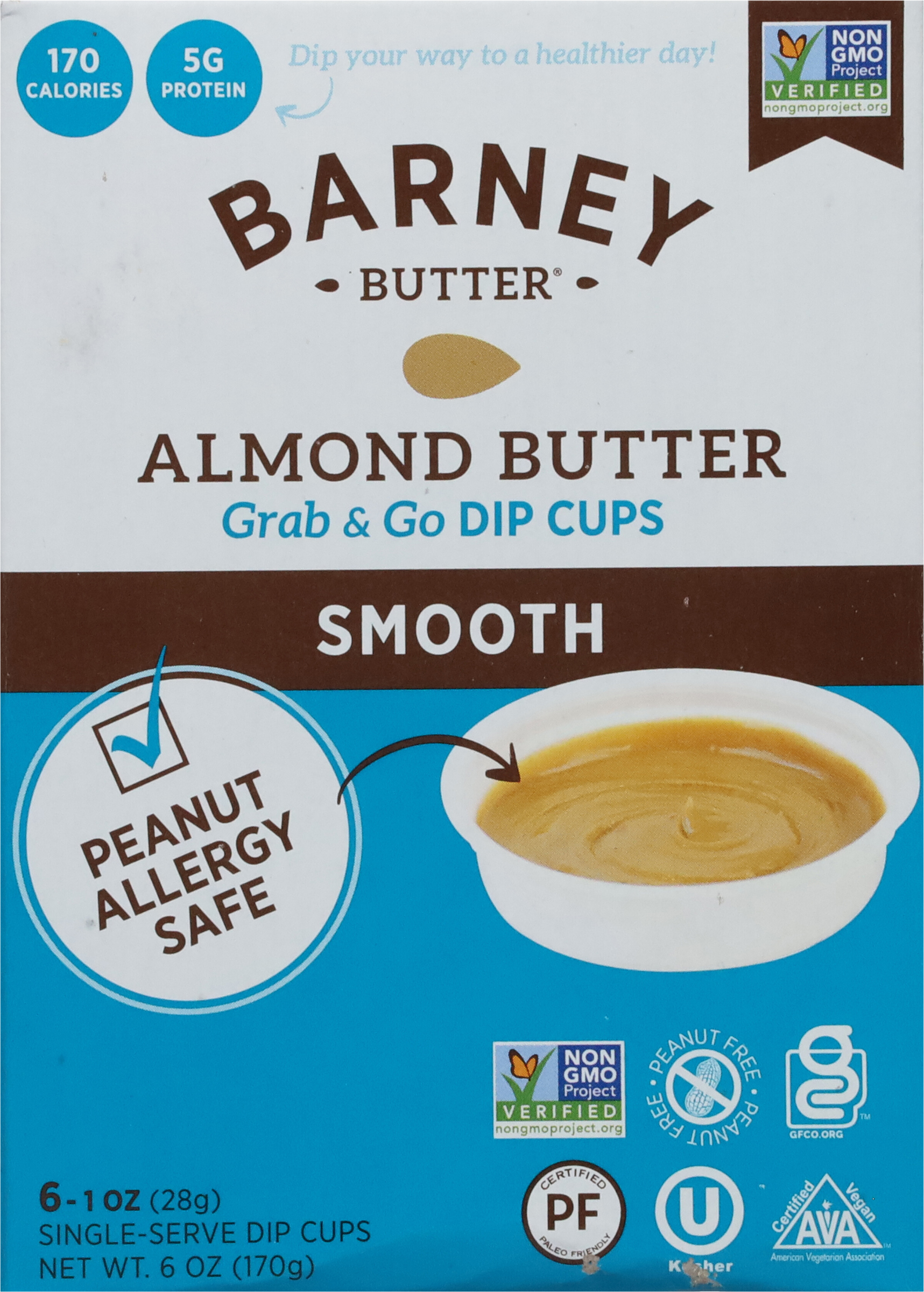 Almond Butter, Smooth, Grab & Go Dip Cups