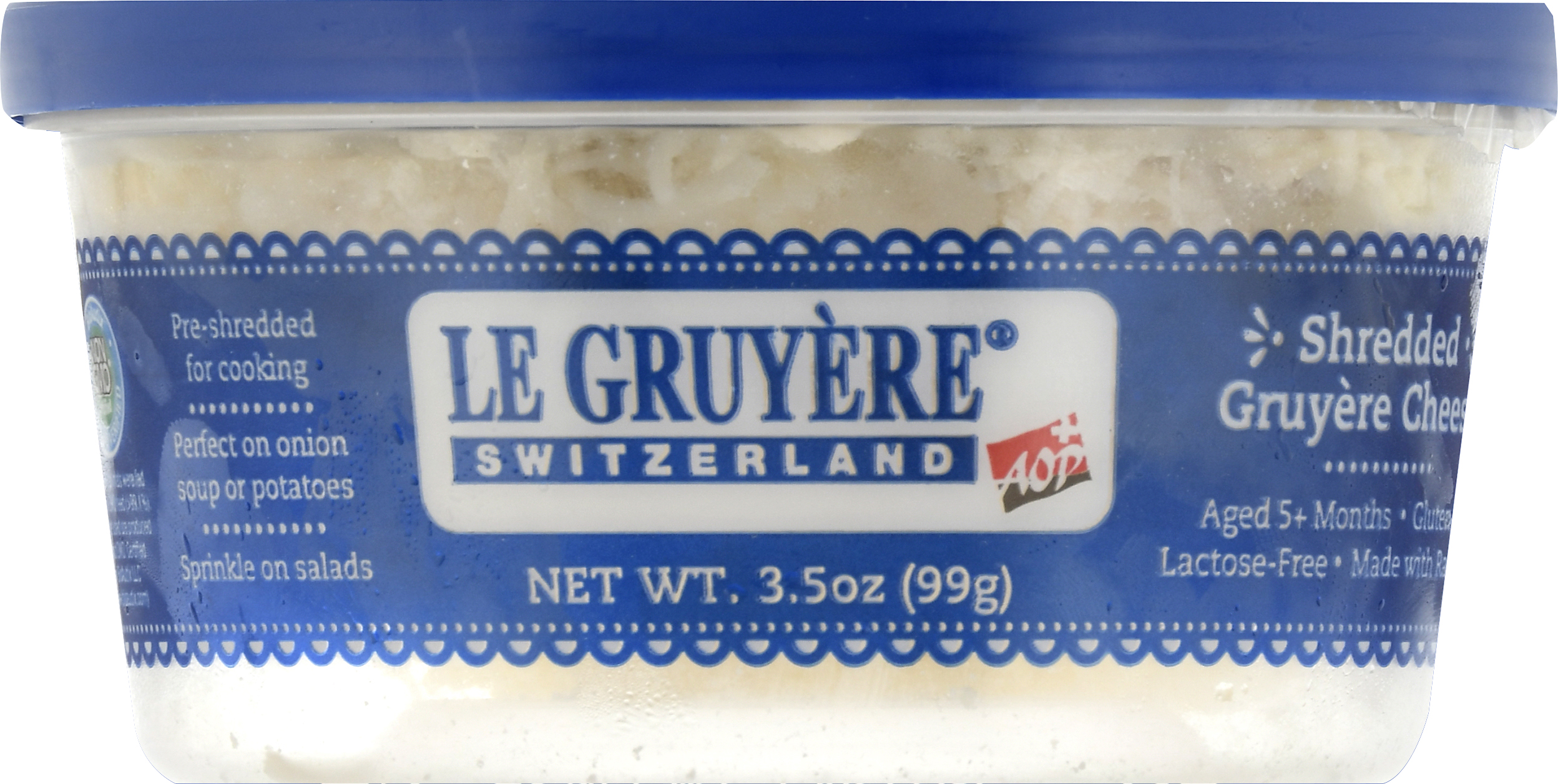 Shredded Cheese, Gruyere, Switzerland AOP