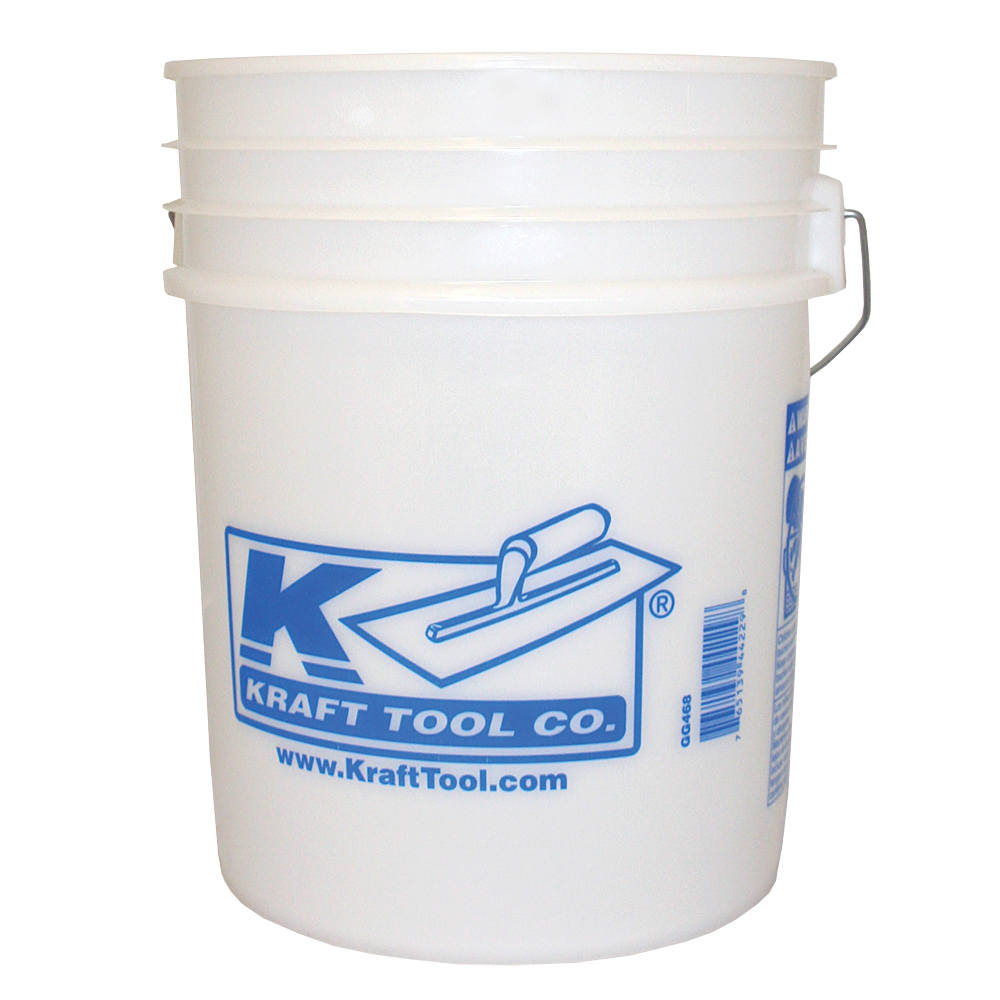 1 gal. Empty Plastic Paint Bucket with Pour Spout Lid