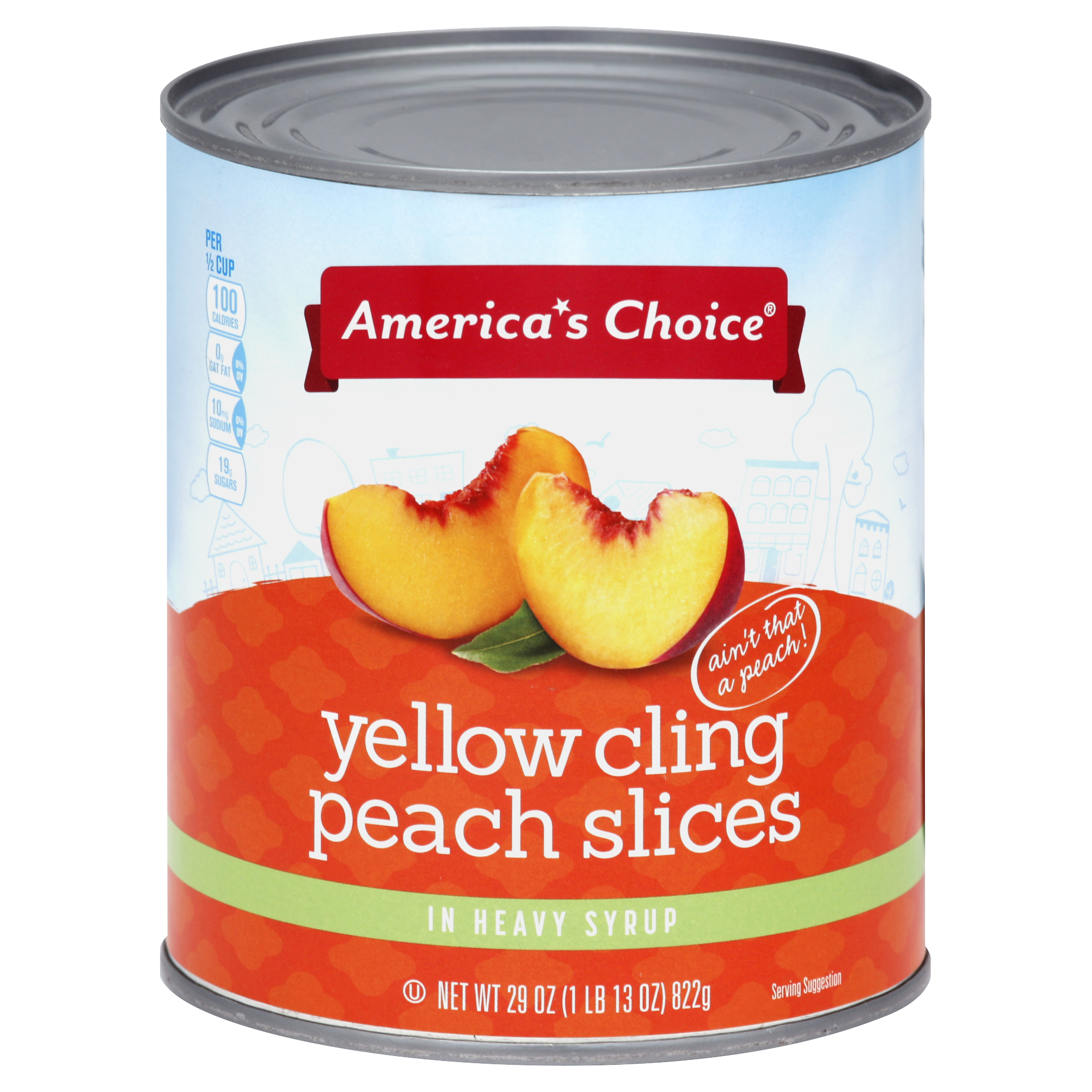 America's Choice Peach Slices 29 Oz