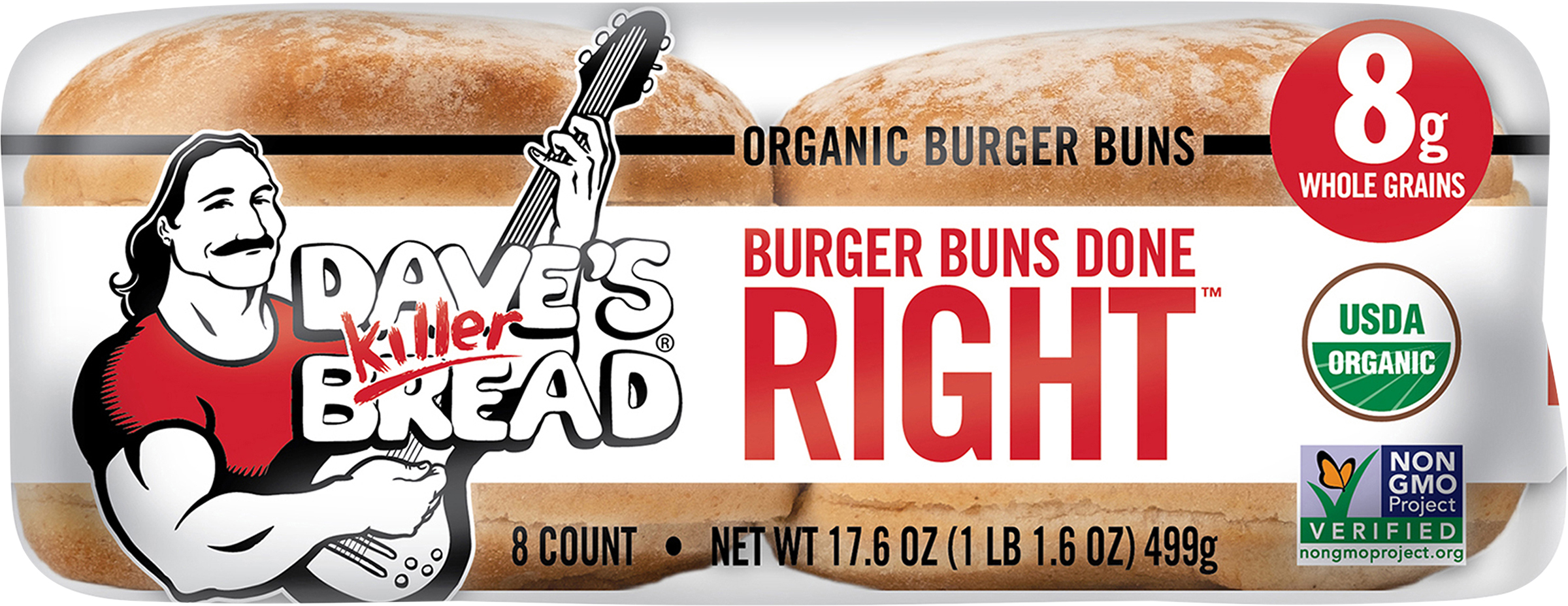 Burger Buns, Organic, Done Right