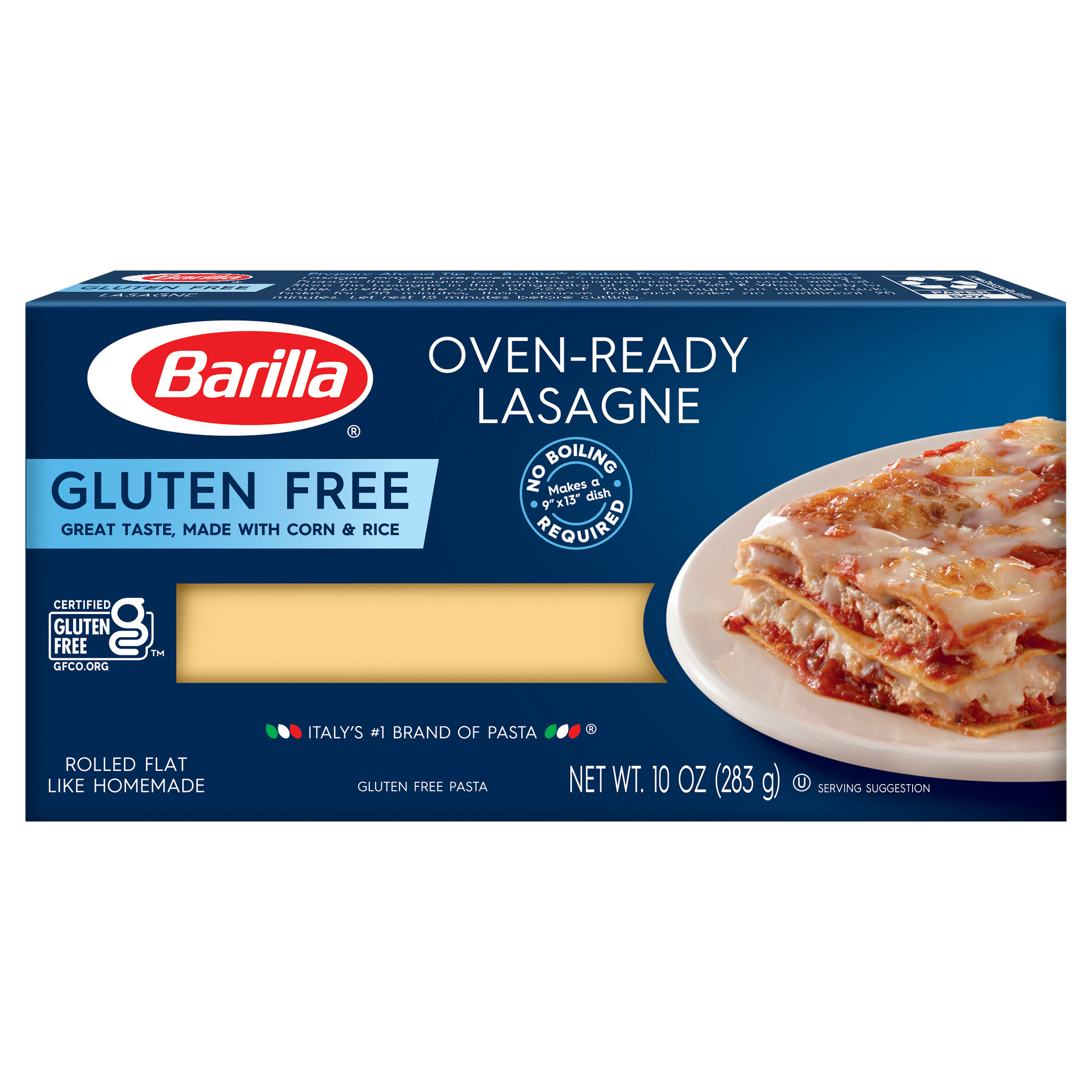 Lasagne, Gluten Free, Oven-Ready