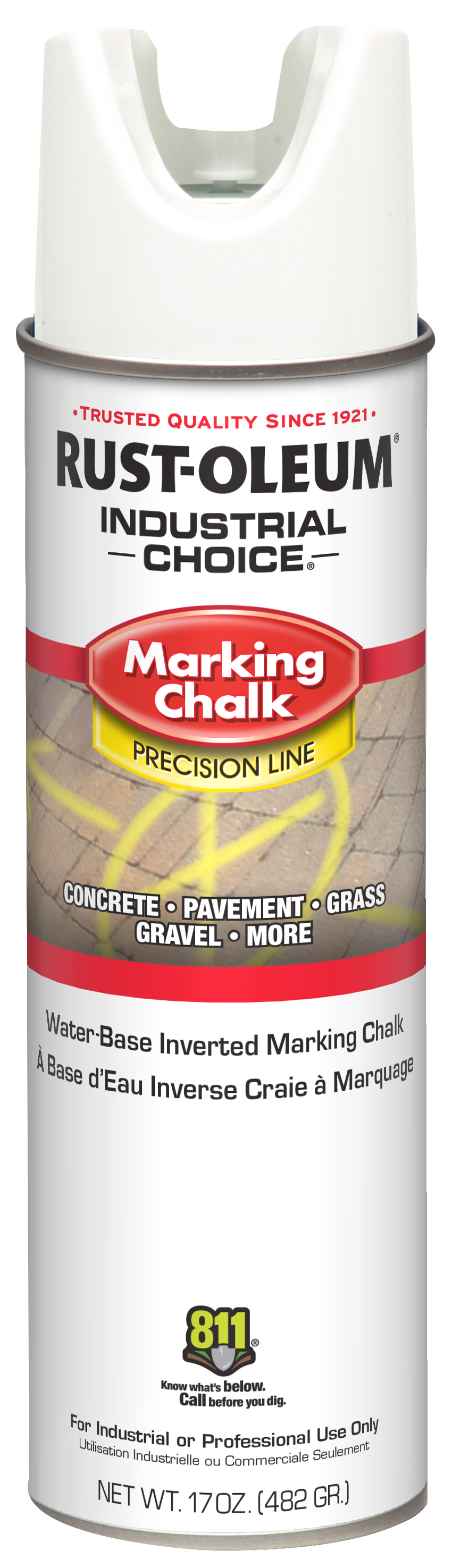 Rust-Oleum Professional White Water-based Marking Paint (Spray Can