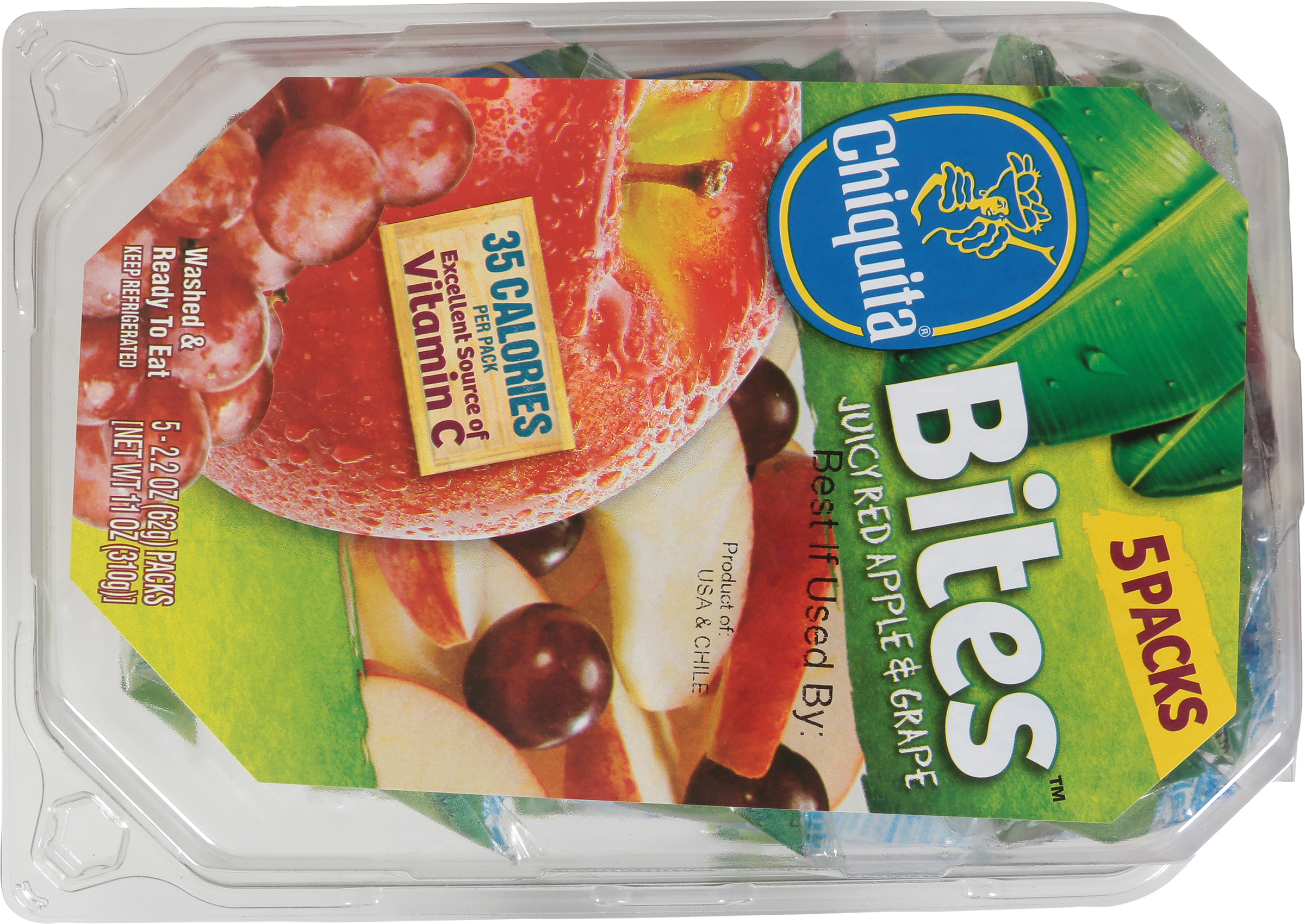 Juicy Red Apple & Grape, 5 Pack