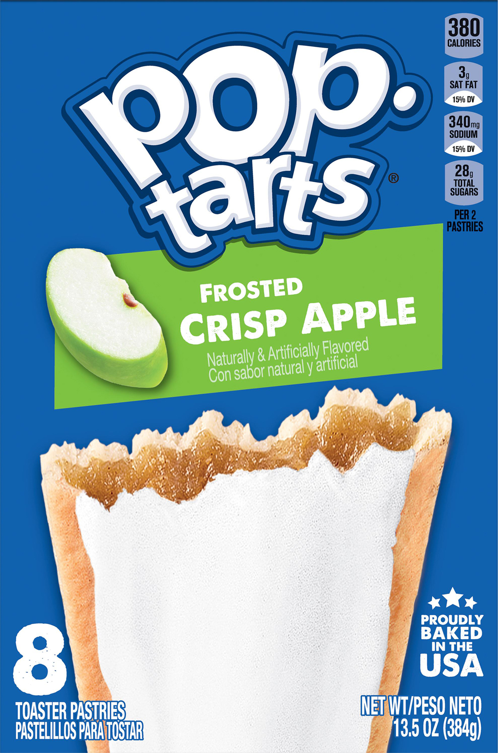 Toaster Pastries, Crisp Apple, Frosted
