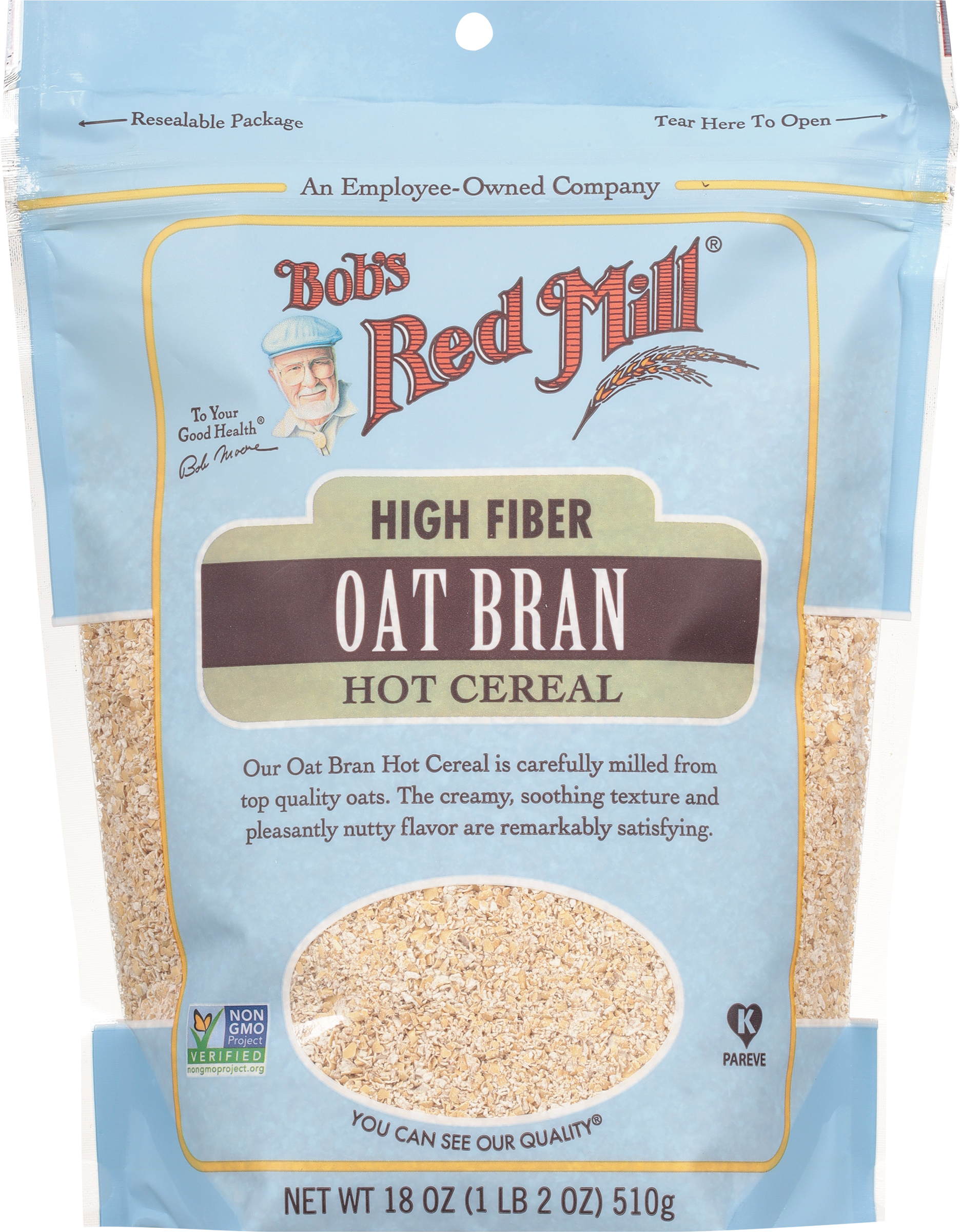 Hot Cereal, High Fiber, Oat Bran