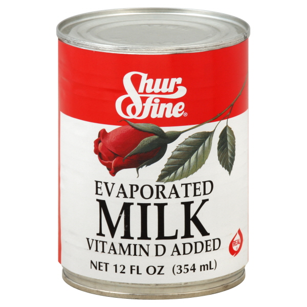 Shurfresh Evaporated Milk 12 Oz