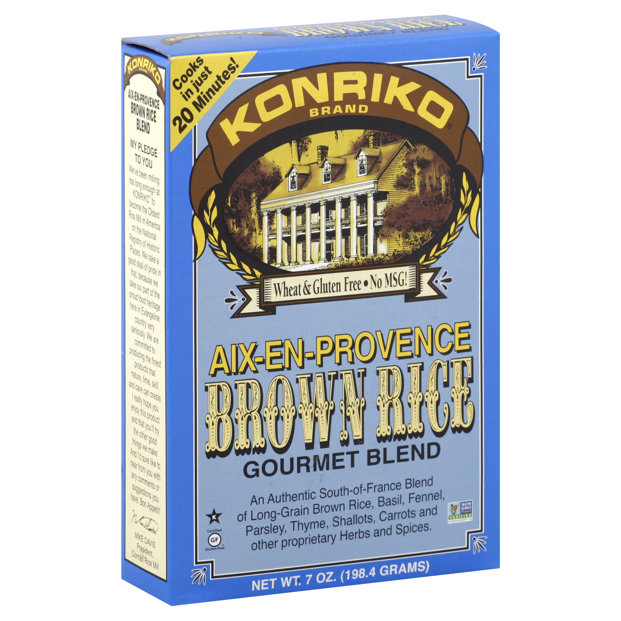 Konriko Brown Rice 7 Oz