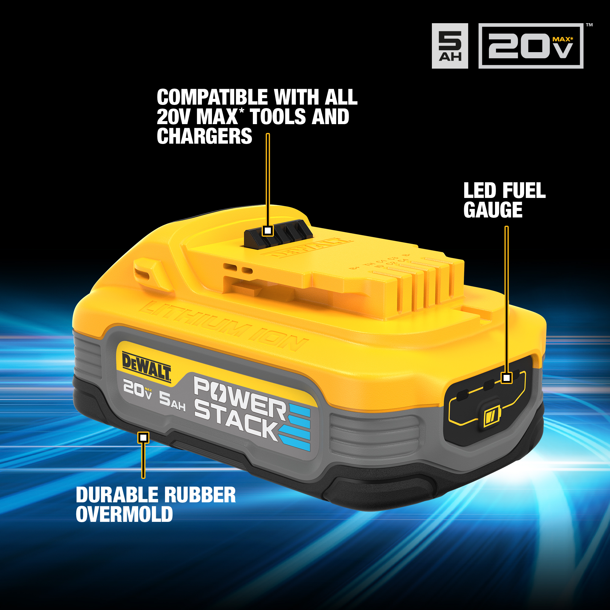 HVP Magazine - DEWALT launches new POWERSTACK 18V 5Ah Battery