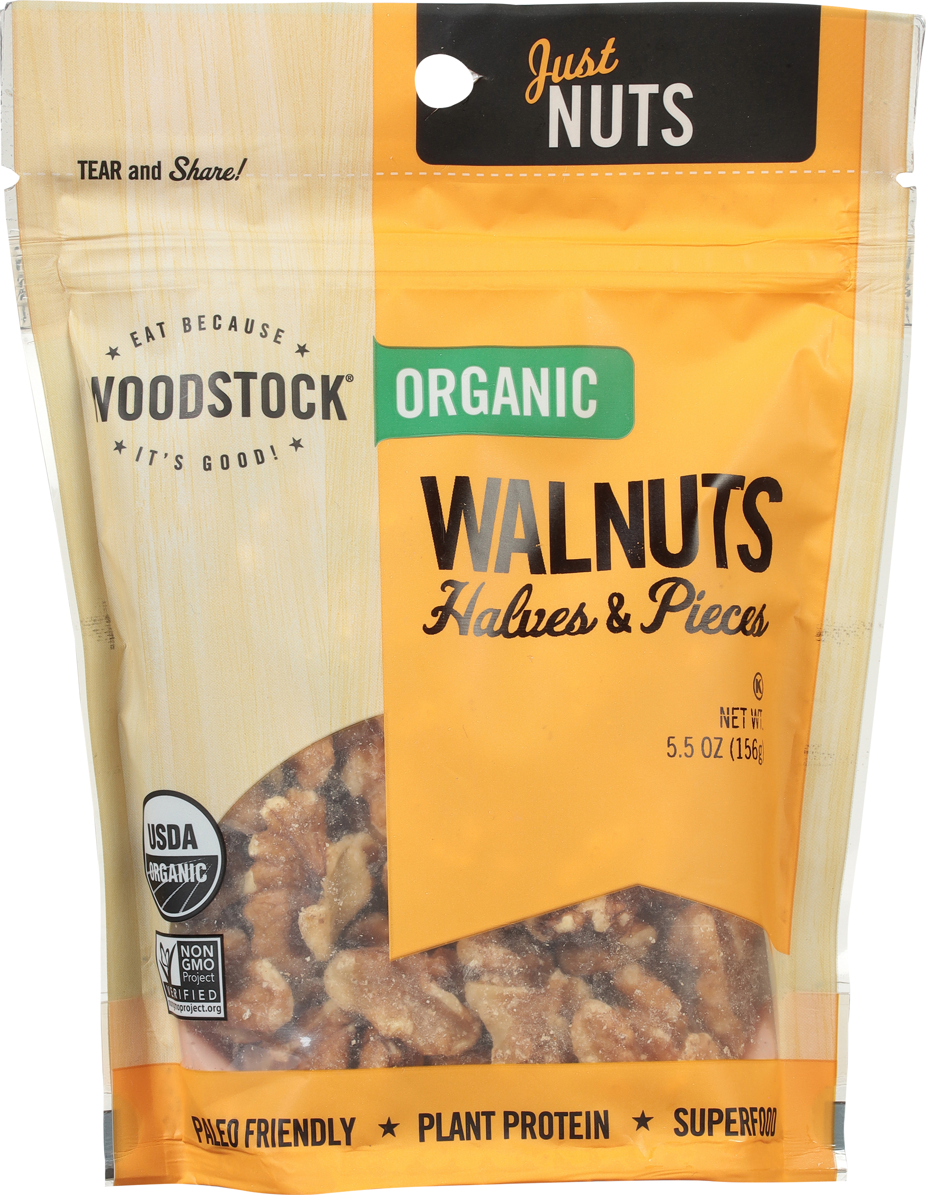 Walnuts, Organic, Halves & Pieces