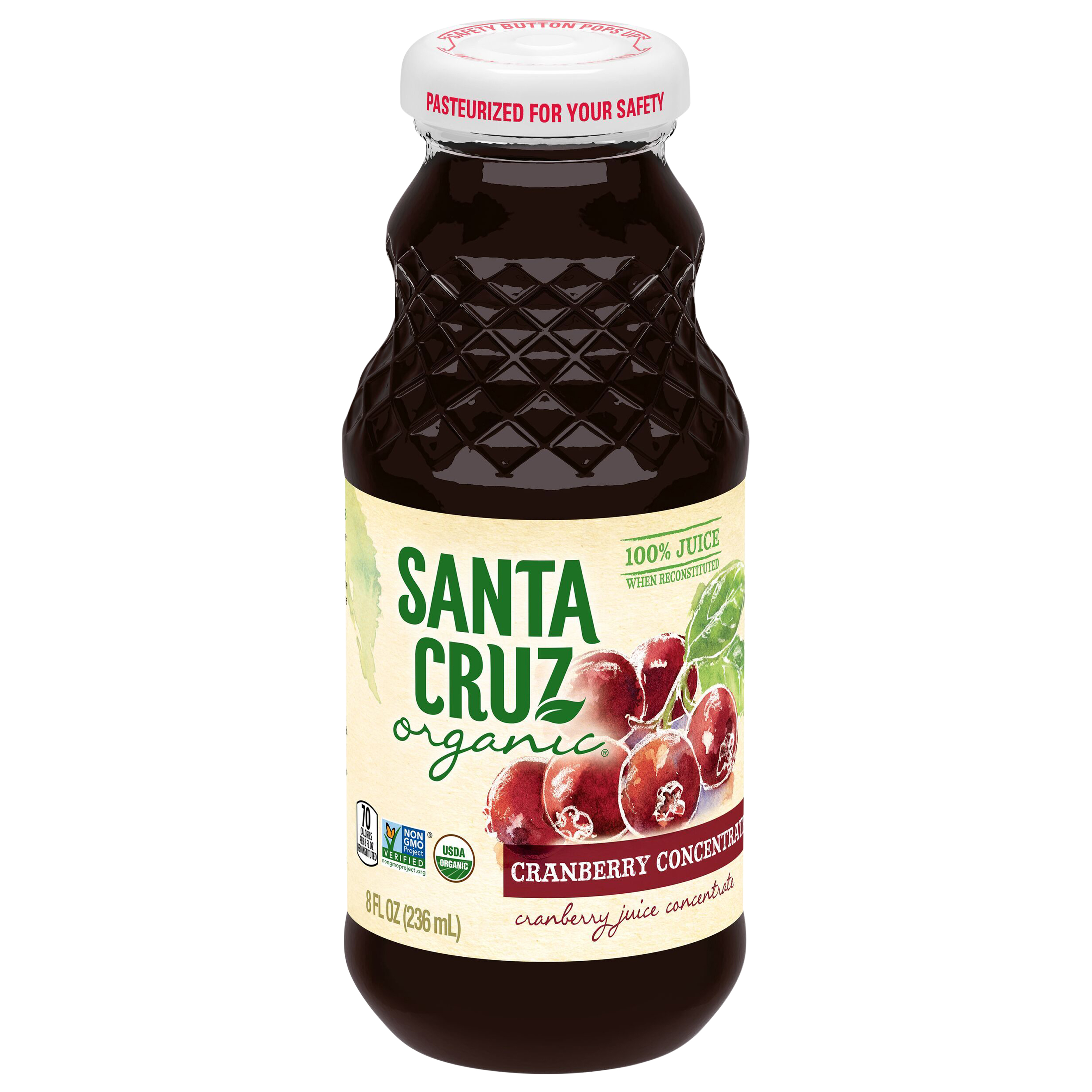 100% Juice, Organic, Cranberry Concentrate